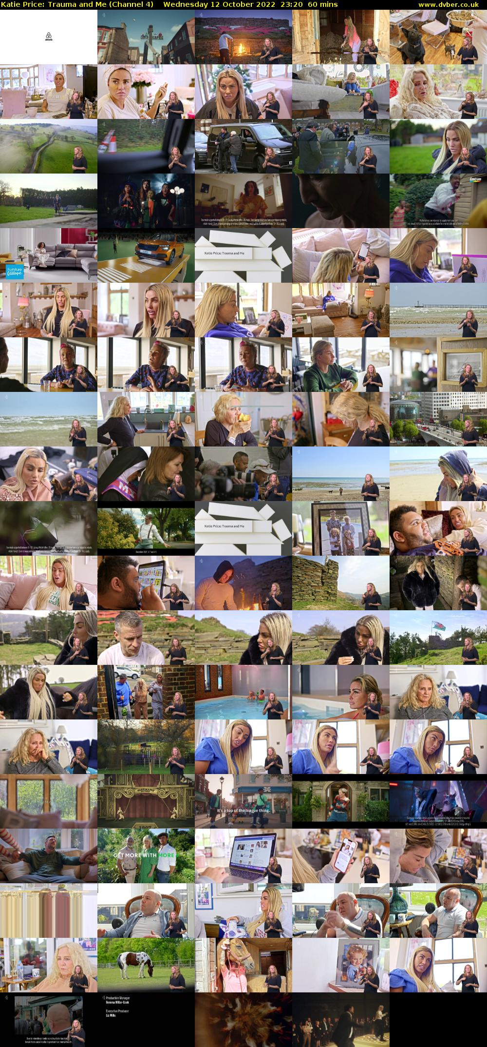 Katie Price: Trauma and Me (Channel 4) Wednesday 12 October 2022 23:20 - 00:20