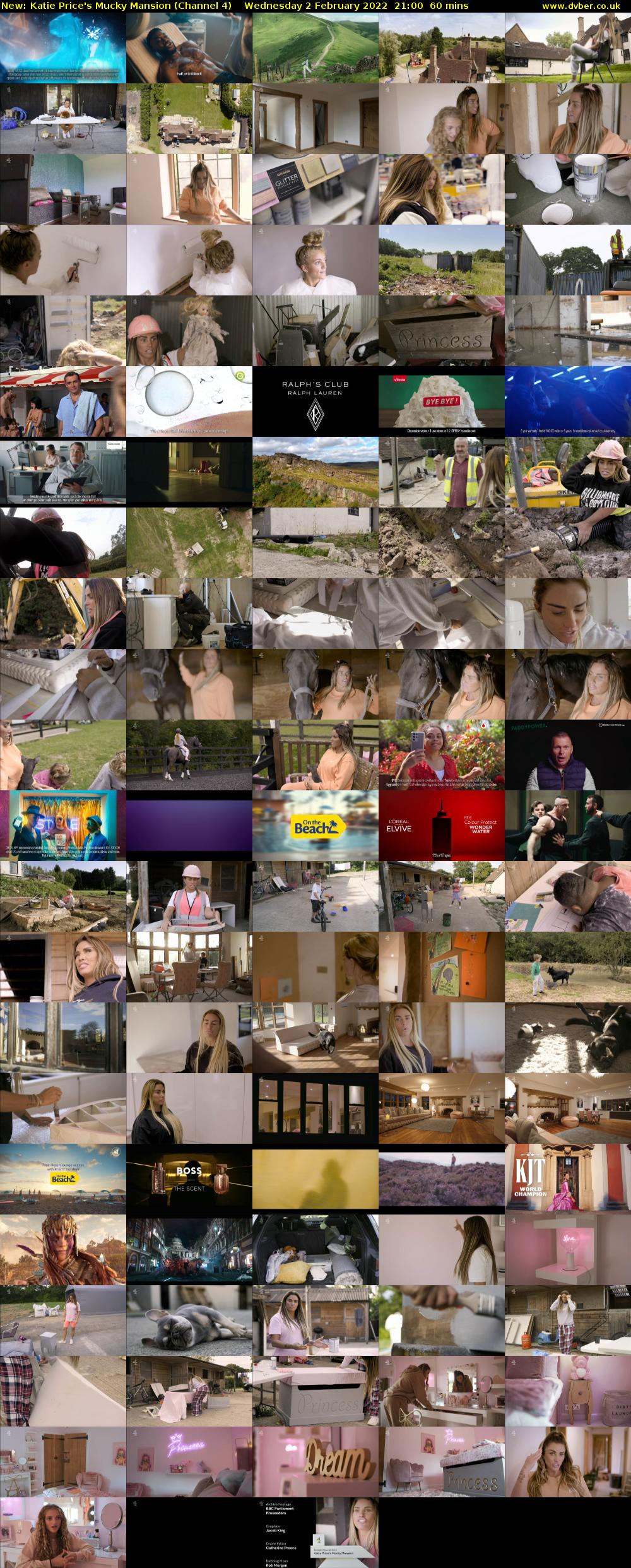 Katie Price's Mucky Mansion (Channel 4) Wednesday 2 February 2022 21:00 - 22:00
