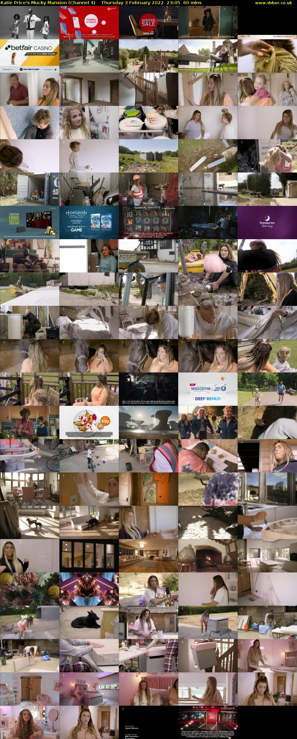 Katie Price's Mucky Mansion (Channel 4) Thursday 3 February 2022 23:05 - 00:05