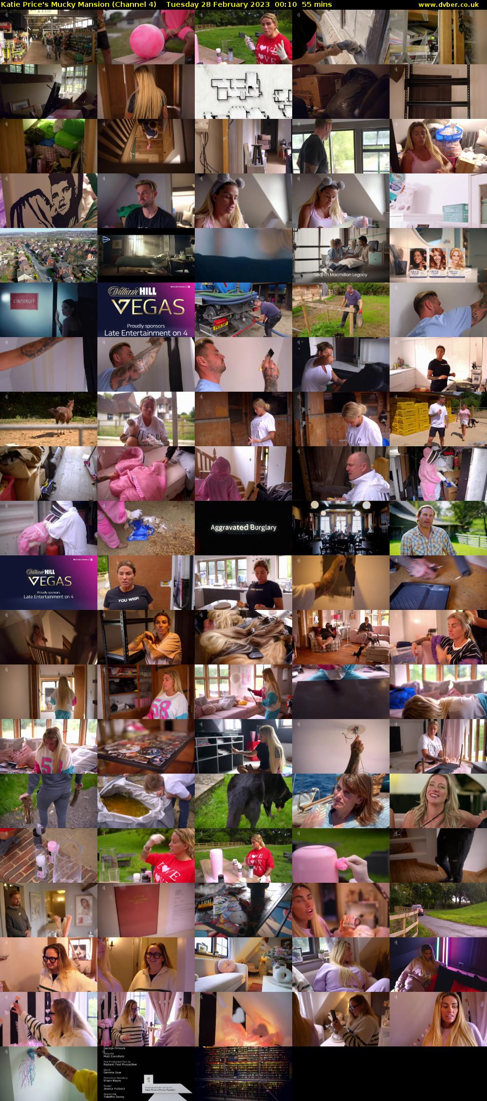 Katie Price's Mucky Mansion (Channel 4) Tuesday 28 February 2023 00:10 - 01:05