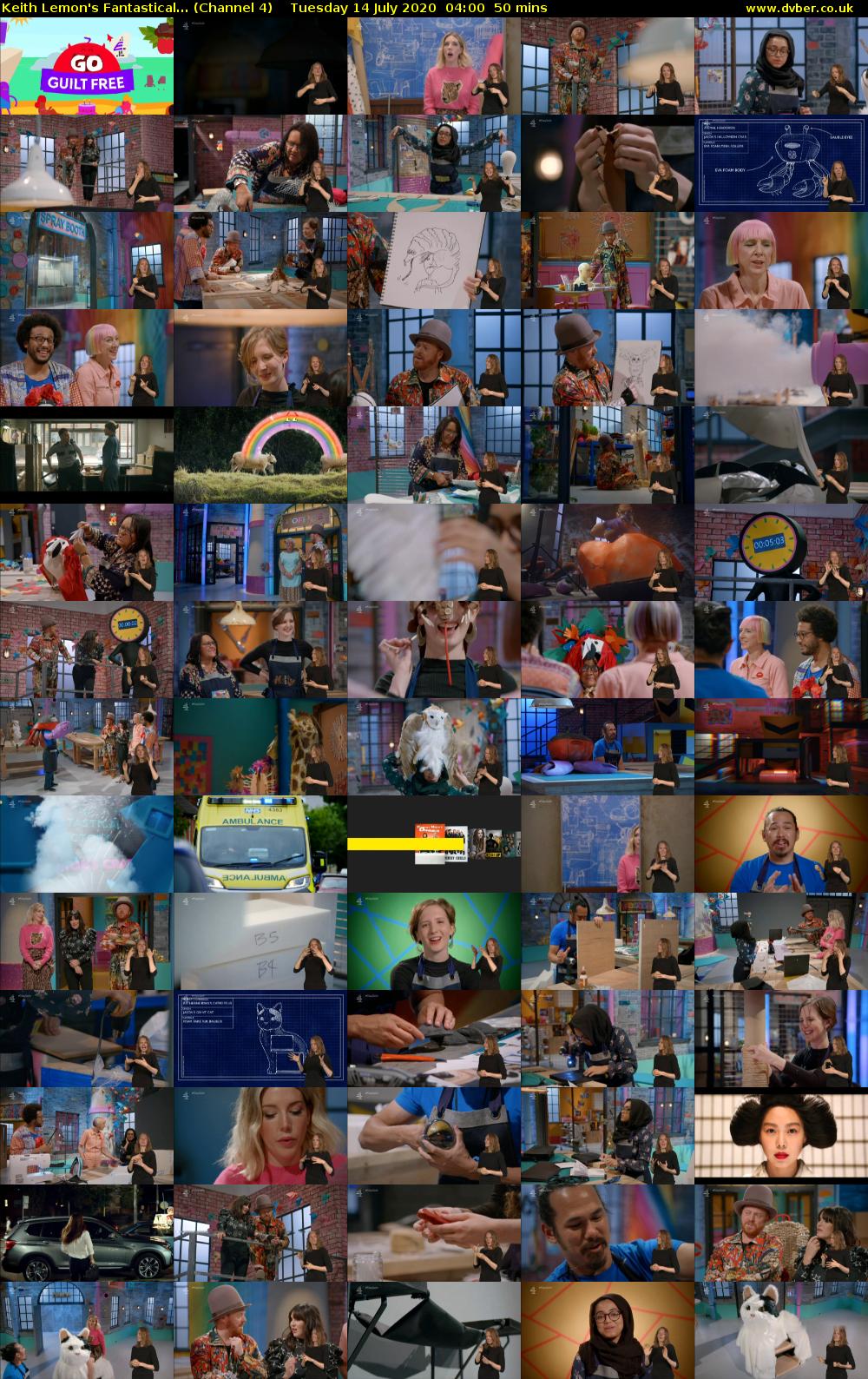 Keith Lemon's Fantastical... (Channel 4) Tuesday 14 July 2020 04:00 - 04:50