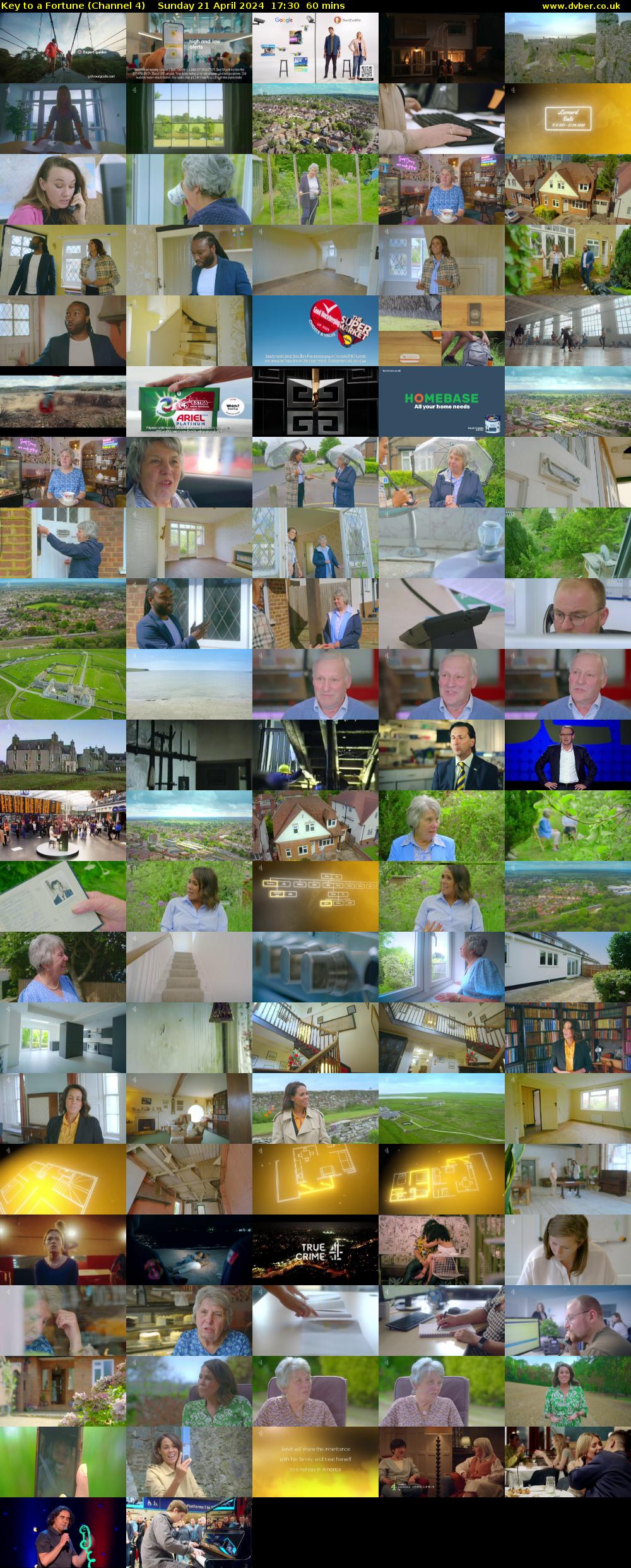 Key to a Fortune (Channel 4) Sunday 21 April 2024 17:30 - 18:30