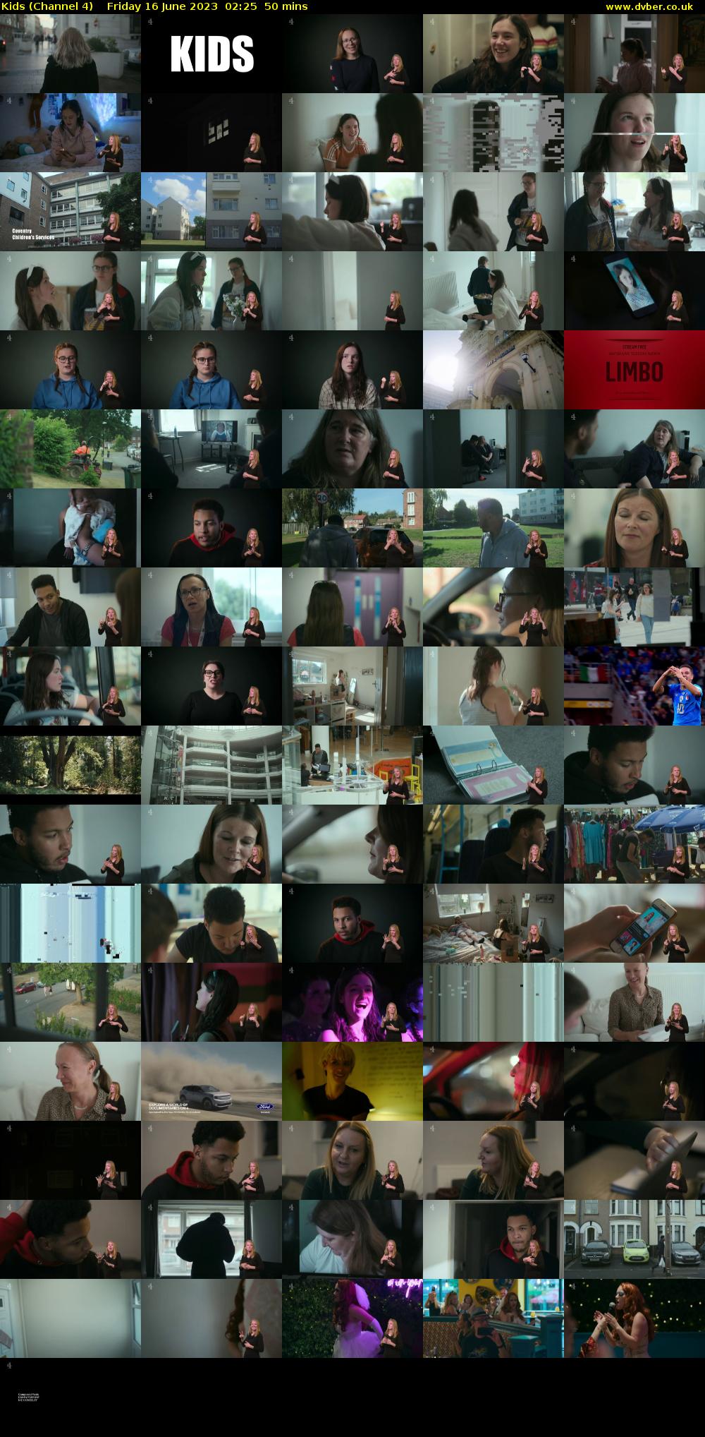 Kids (Channel 4) Friday 16 June 2023 02:25 - 03:15