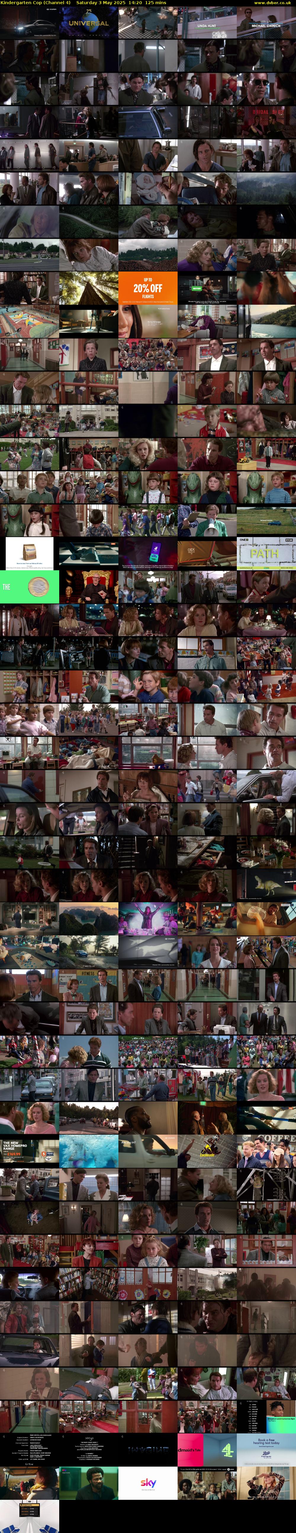 Kindergarten Cop (Channel 4) Saturday 3 May 2025 14:20 - 16:25