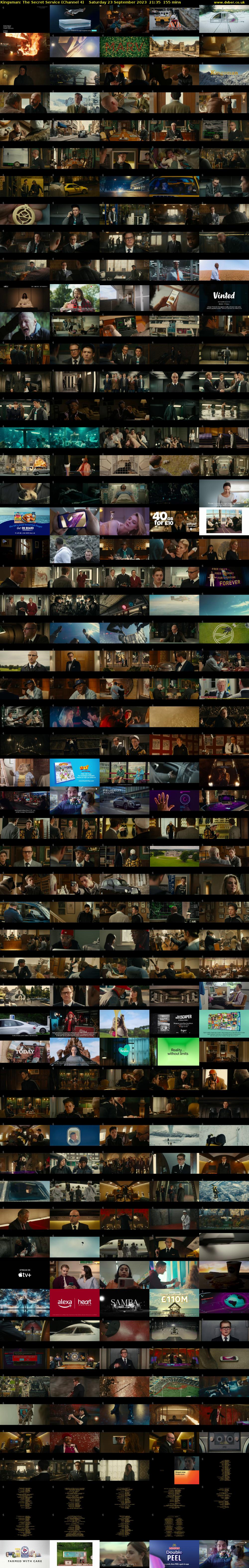Kingsman: The Secret Service (Channel 4) Saturday 23 September 2023 21:35 - 00:10