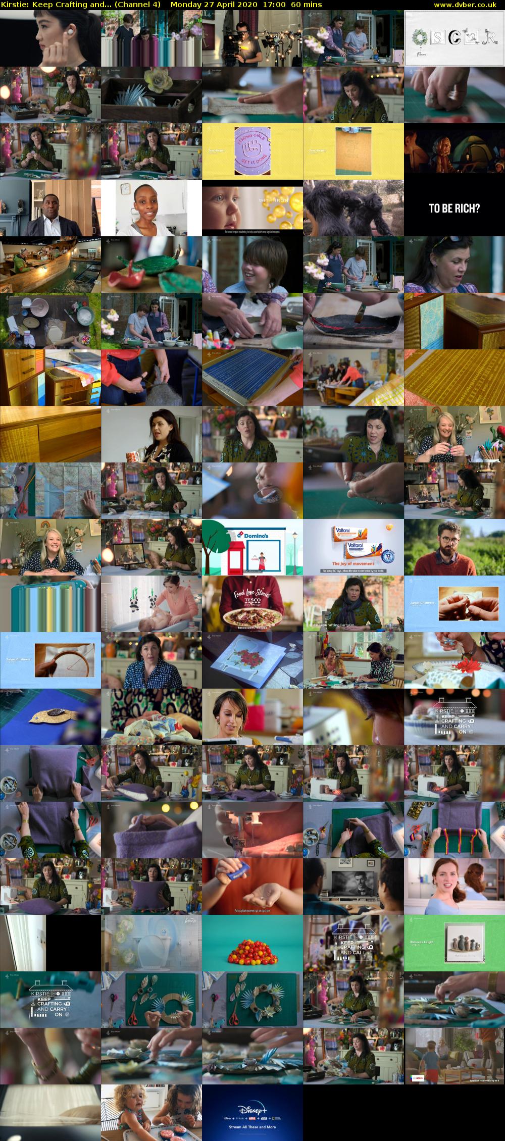 Kirstie: Keep Crafting and... (Channel 4) Monday 27 April 2020 17:00 - 18:00