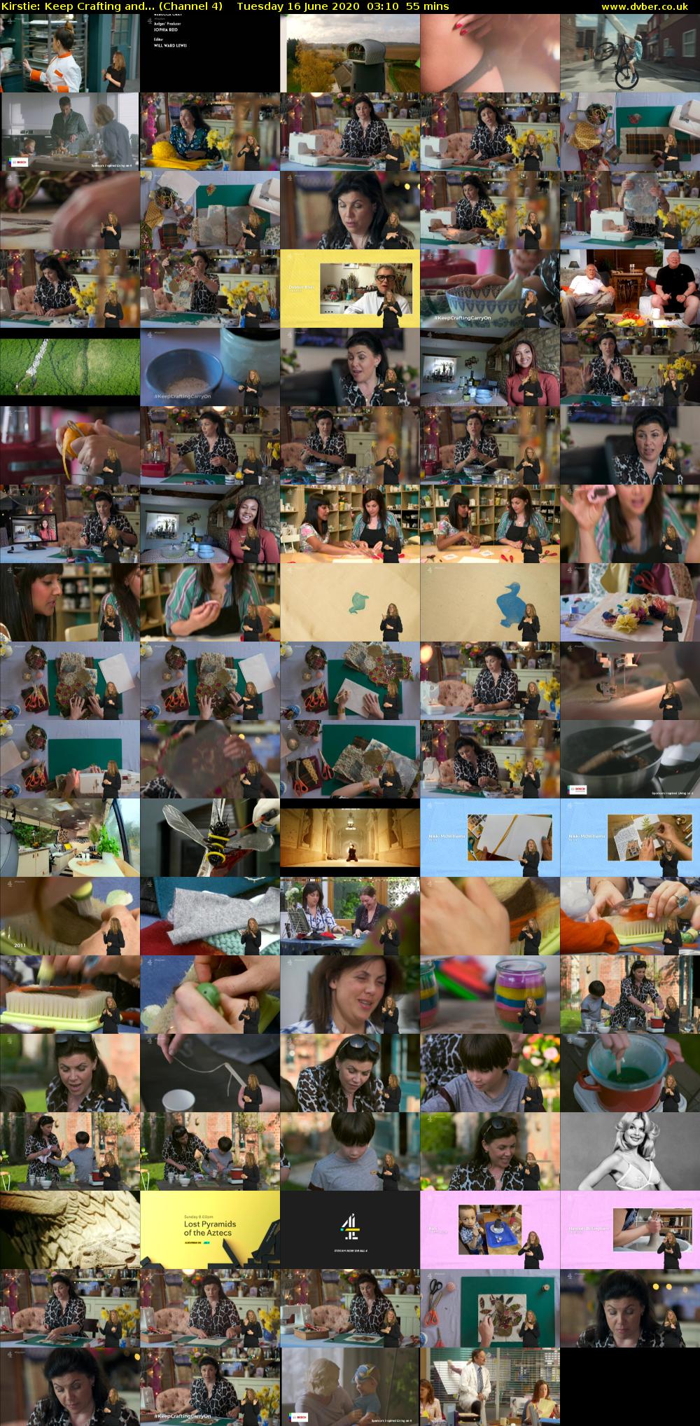 Kirstie: Keep Crafting and... (Channel 4) Tuesday 16 June 2020 03:10 - 04:05