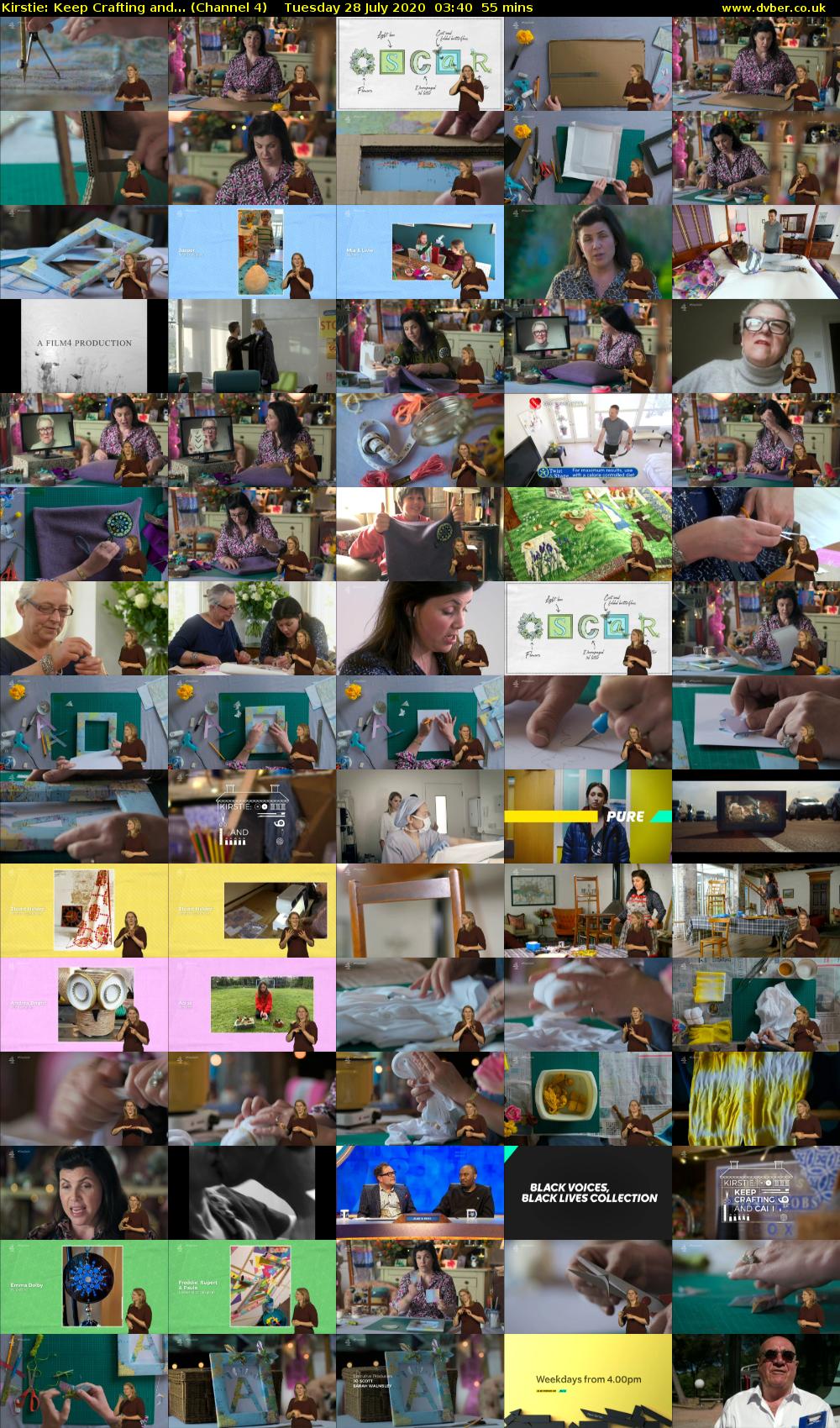 Kirstie: Keep Crafting and... (Channel 4) Tuesday 28 July 2020 03:40 - 04:35