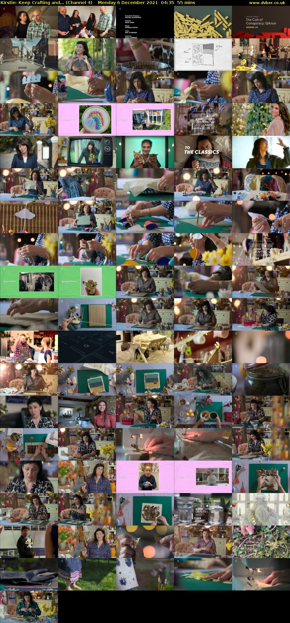 Kirstie: Keep Crafting and... (Channel 4) Monday 6 December 2021 04:35 - 05:30