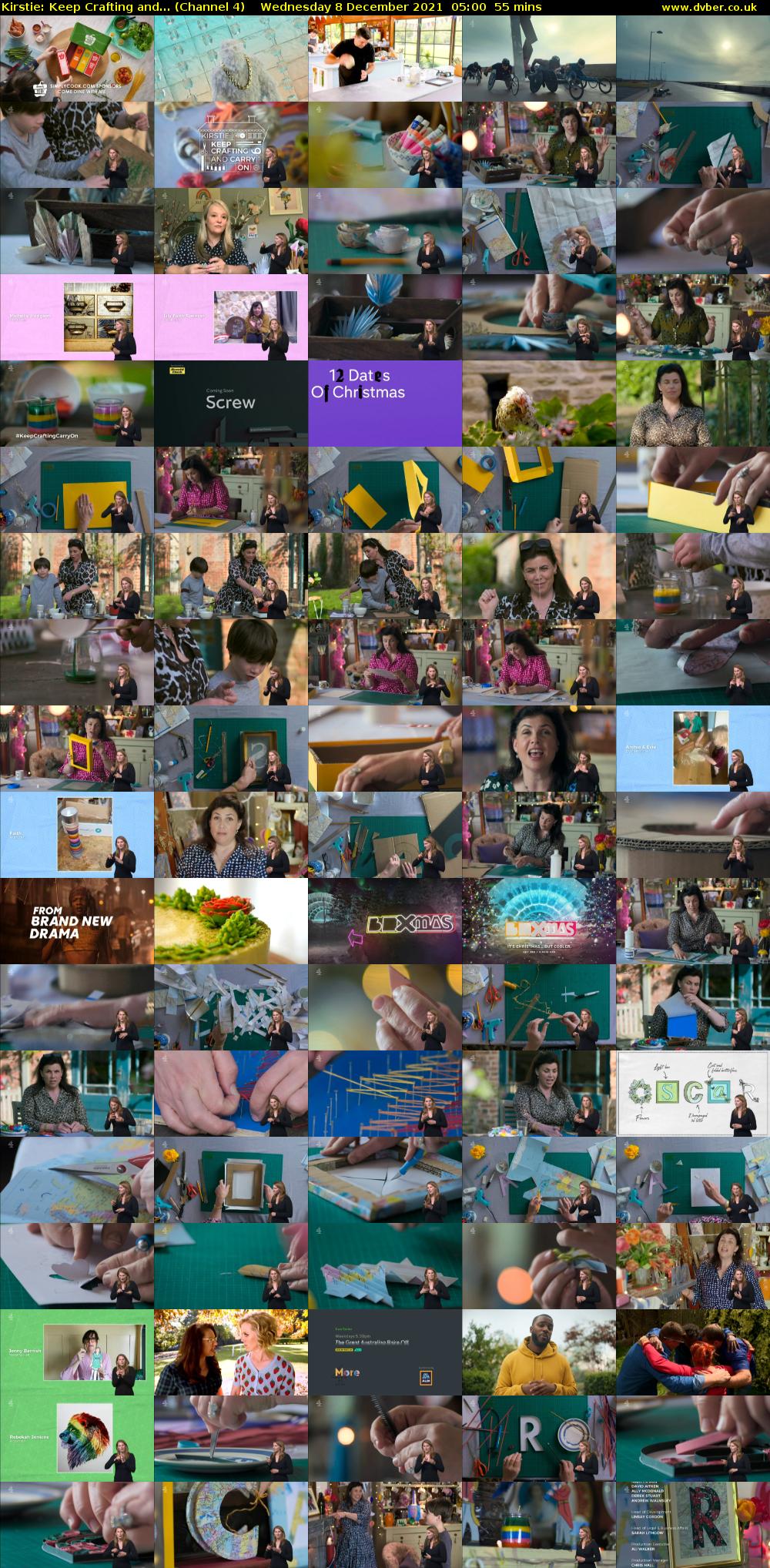 Kirstie: Keep Crafting and... (Channel 4) Wednesday 8 December 2021 05:00 - 05:55