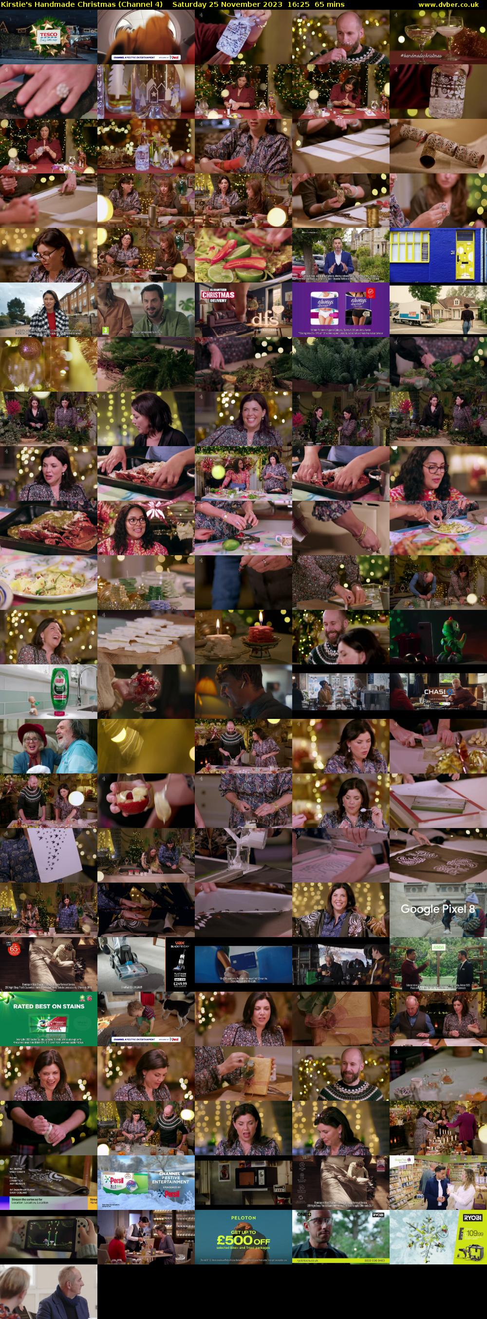 Kirstie's Handmade Christmas (Channel 4) Saturday 25 November 2023 16:25 - 17:30