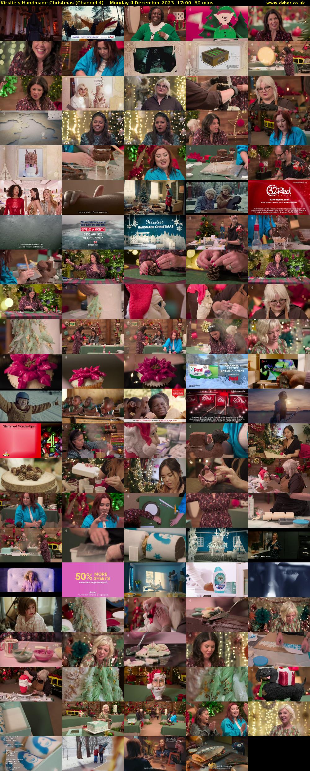 Kirstie's Handmade Christmas (Channel 4) Monday 4 December 2023 17:00 - 18:00