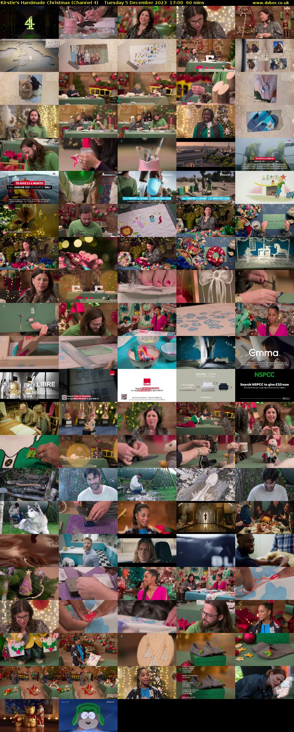 Kirstie's Handmade Christmas (Channel 4) Tuesday 5 December 2023 17:00 - 18:00