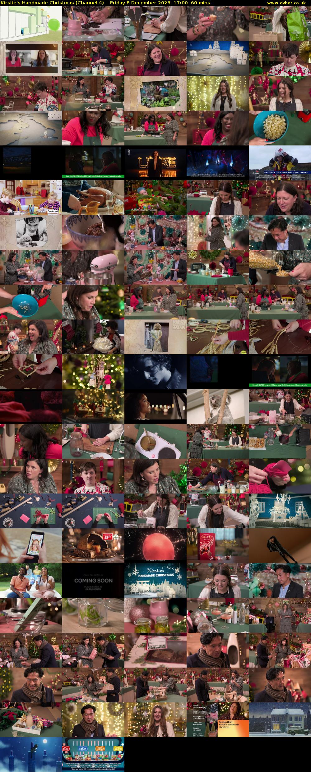 Kirstie's Handmade Christmas (Channel 4) Friday 8 December 2023 17:00 - 18:00