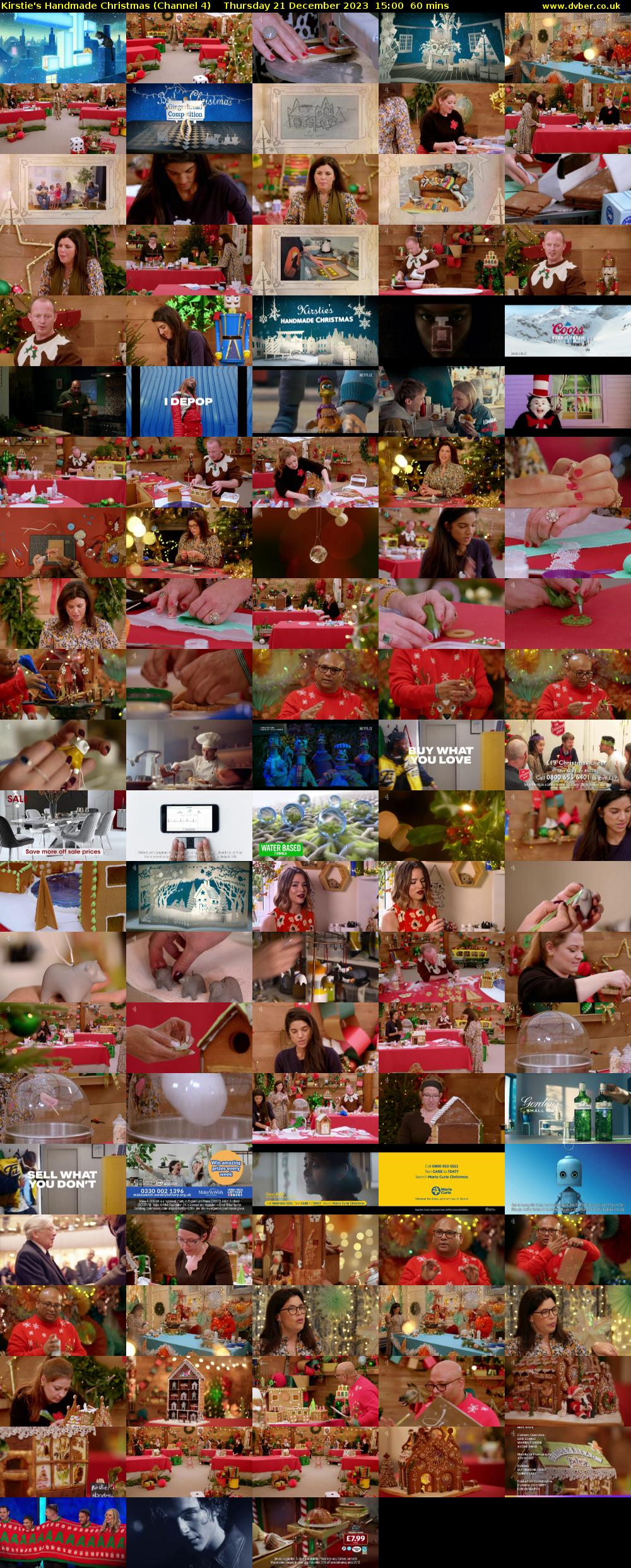 Kirstie's Handmade Christmas (Channel 4) Thursday 21 December 2023 15:00 - 16:00