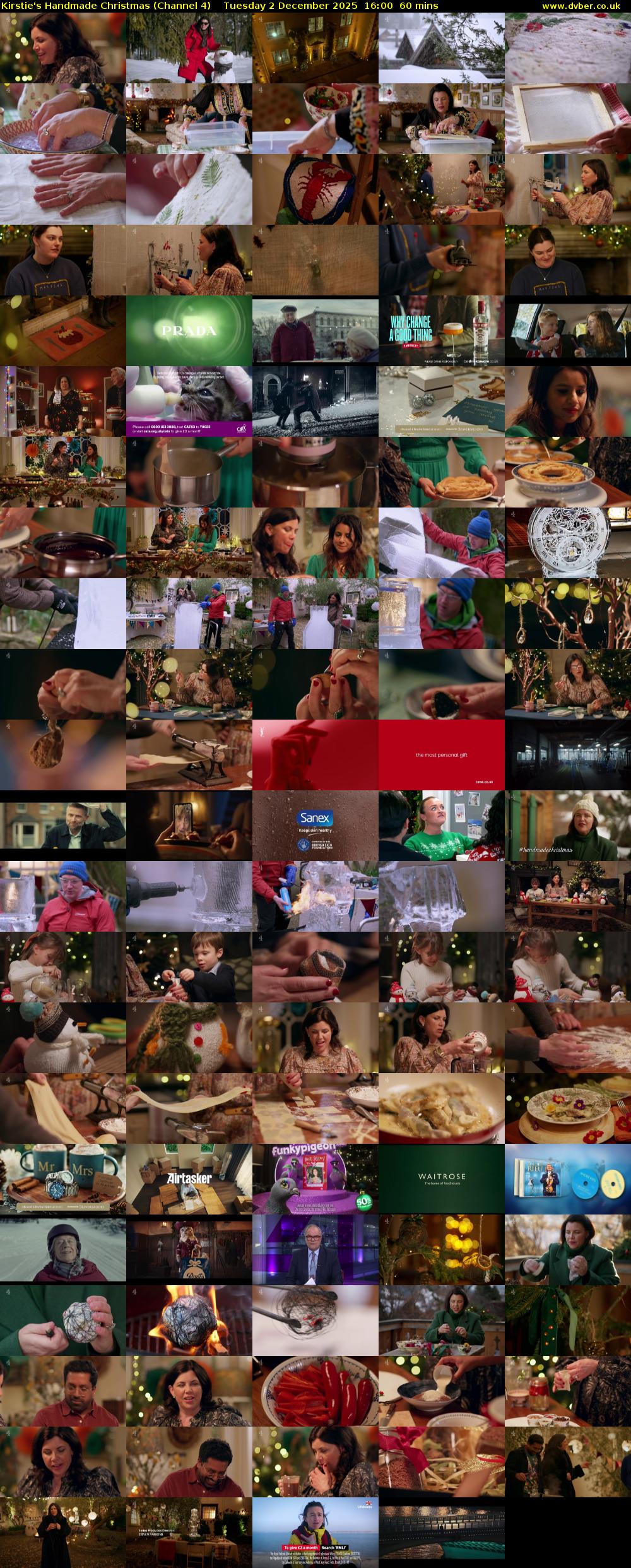 Kirstie's Handmade Christmas (Channel 4) Tuesday 2 December 2025 16:00 - 17:00