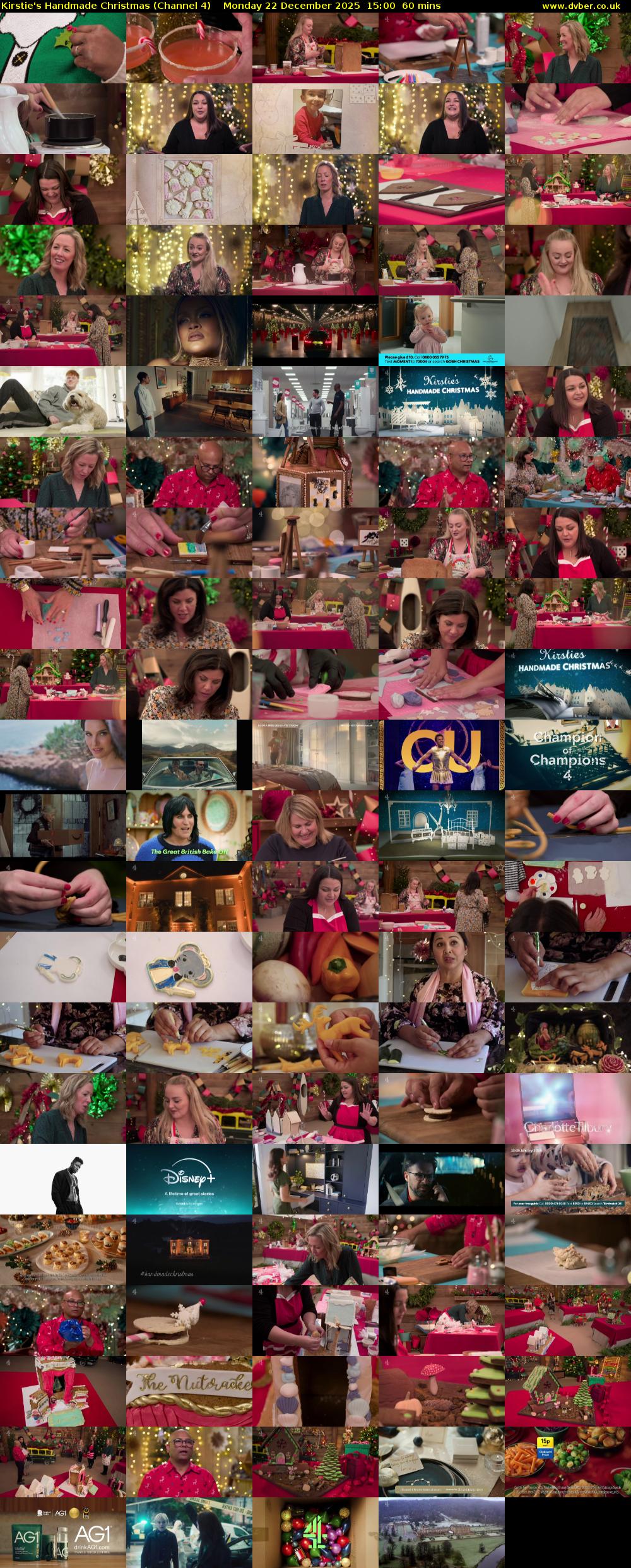 Kirstie's Handmade Christmas (Channel 4) Monday 22 December 2025 15:00 - 16:00