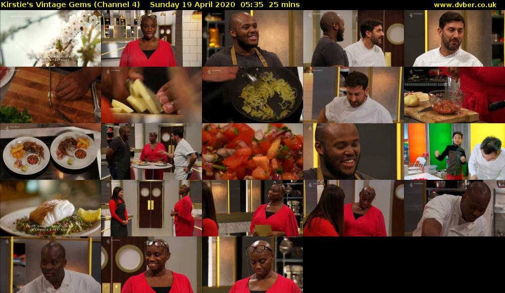 Kirstie's Vintage Gems (Channel 4) Sunday 19 April 2020 05:35 - 06:00
