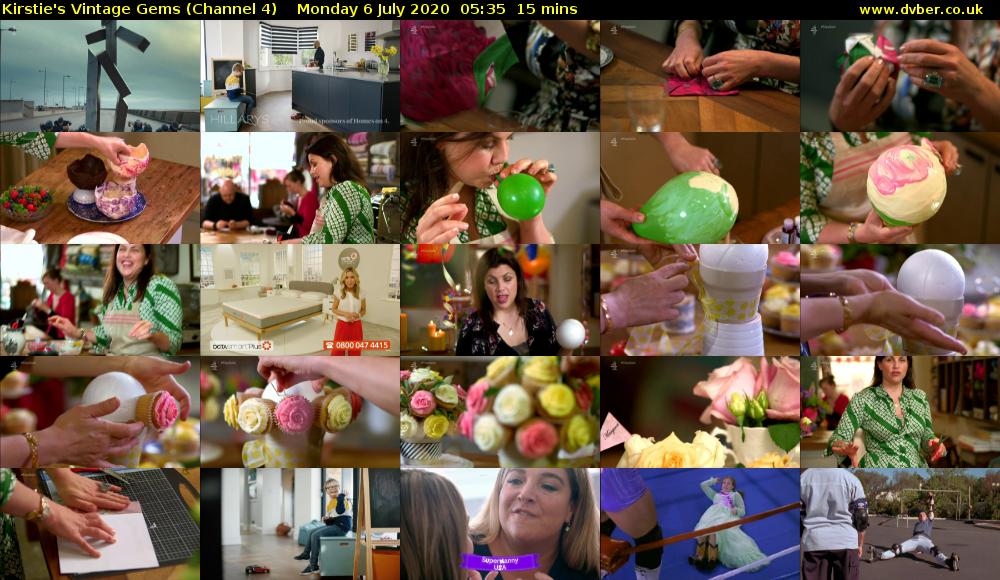 Kirstie's Vintage Gems (Channel 4) Monday 6 July 2020 05:35 - 05:50