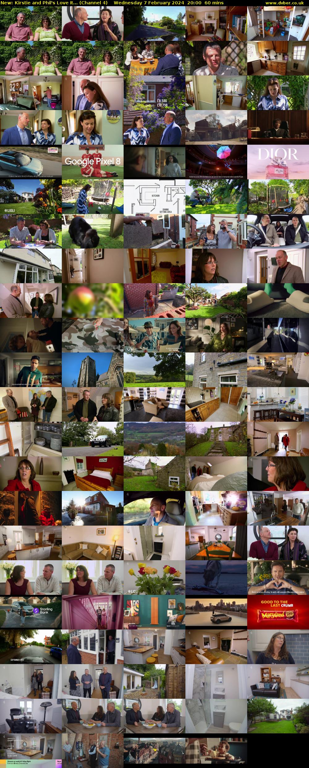 Kirstie and Phil's Love It... (Channel 4) Wednesday 7 February 2024 20:00 - 21:00