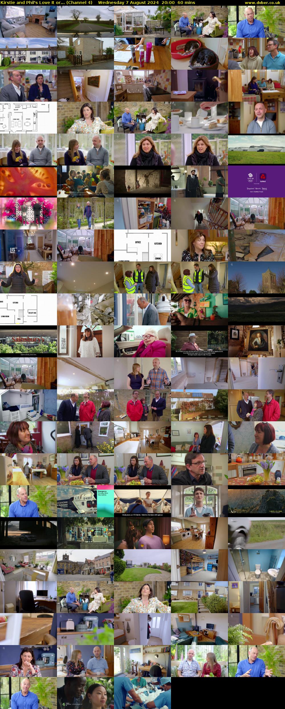 Kirstie and Phil's Love It or... (Channel 4) Wednesday 7 August 2024 20:00 - 21:00