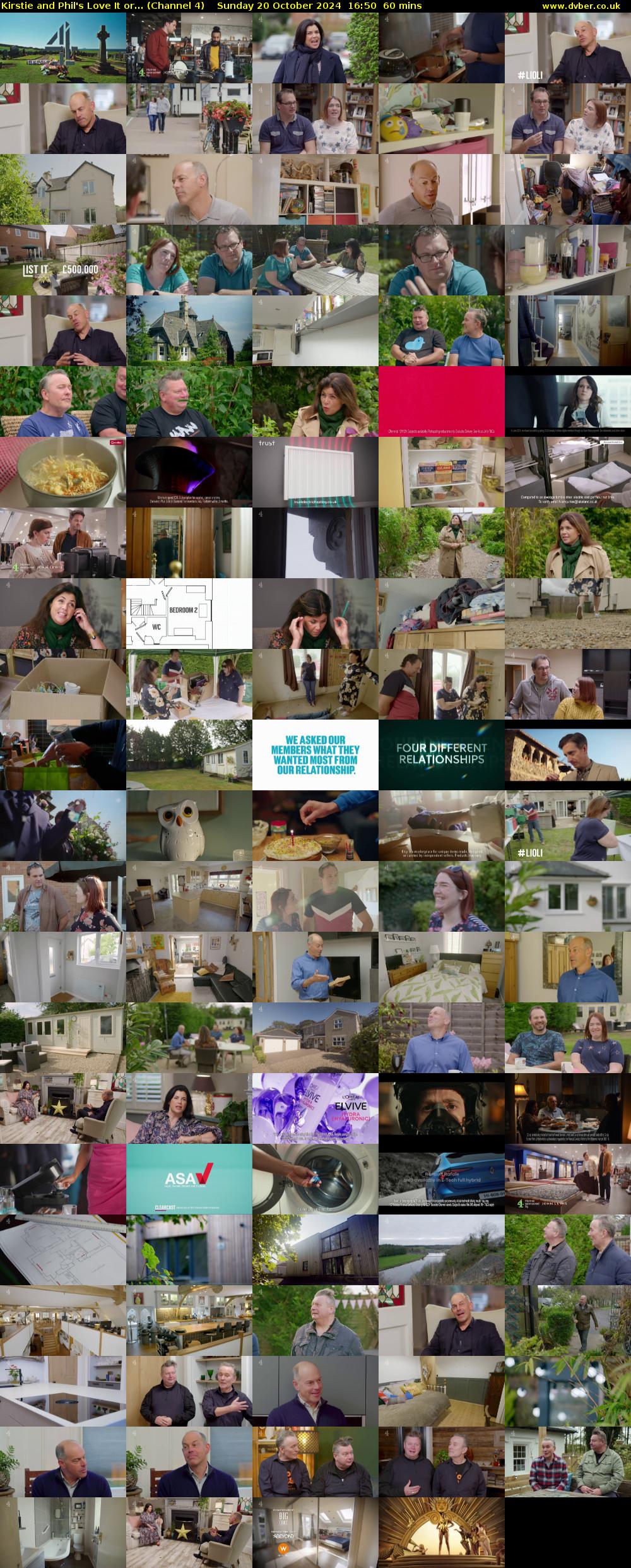 Kirstie and Phil's Love It or... (Channel 4) Sunday 20 October 2024 16:50 - 17:50