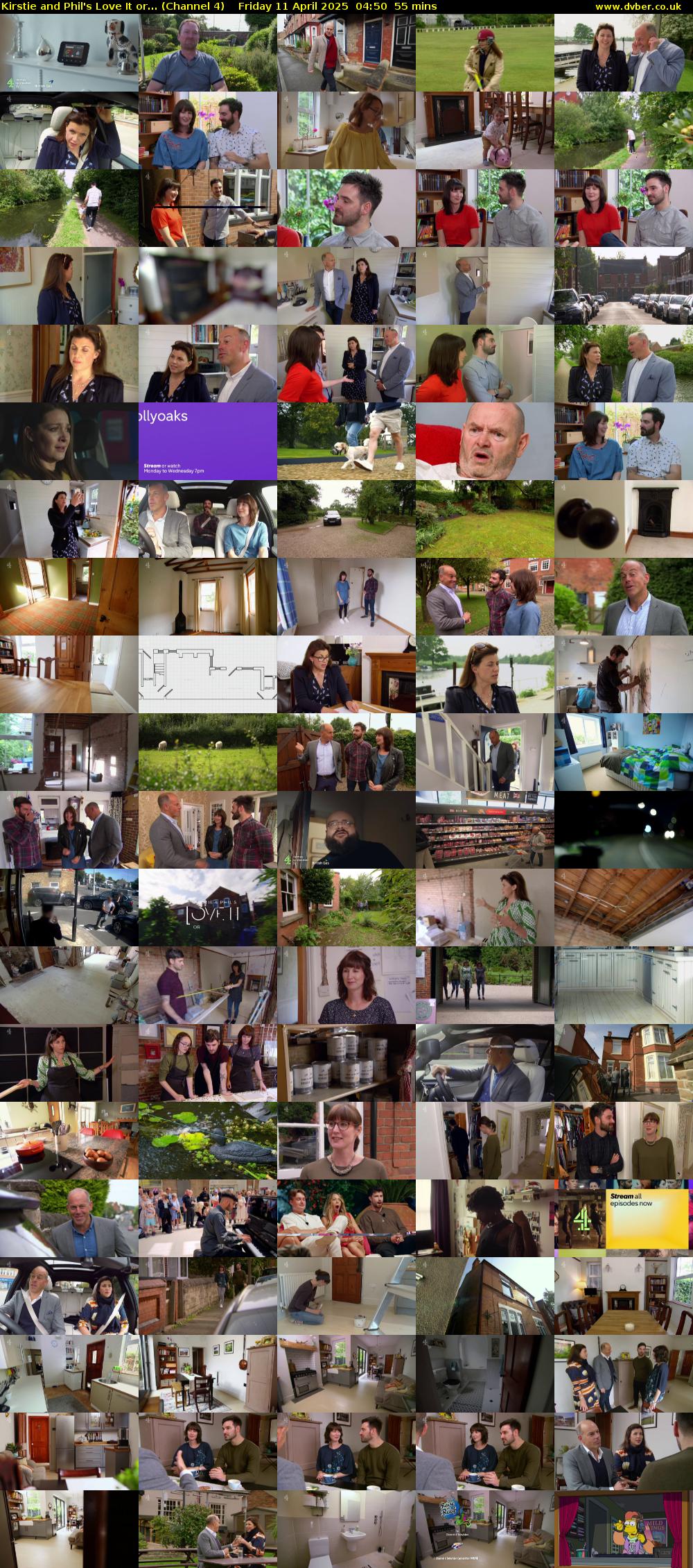 Kirstie and Phil's Love It or... (Channel 4) Friday 11 April 2025 04:50 - 05:45