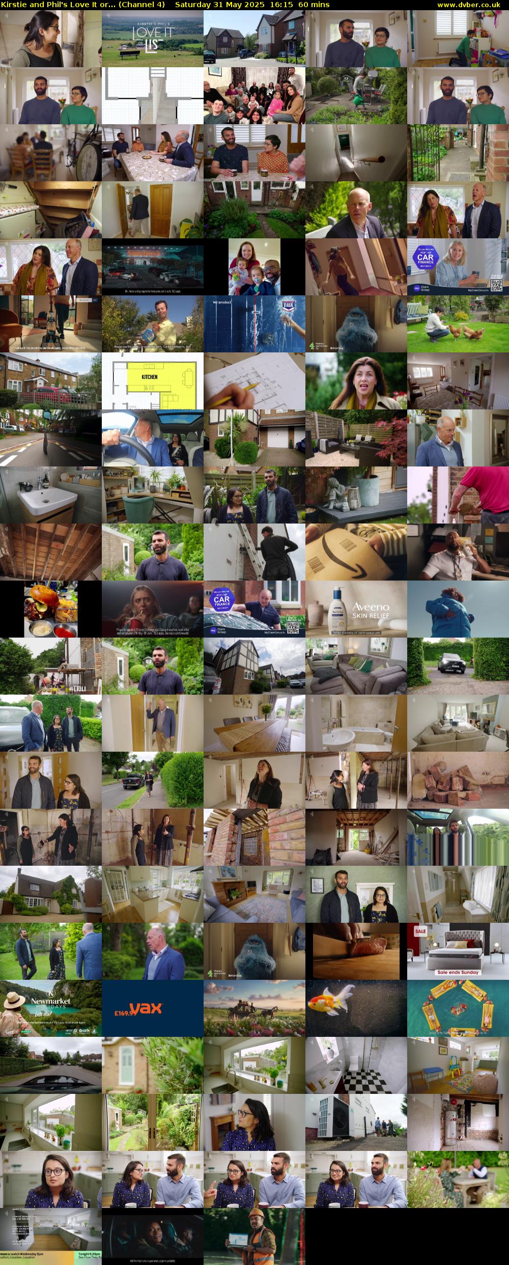 Kirstie and Phil's Love It or... (Channel 4) Saturday 31 May 2025 16:15 - 17:15