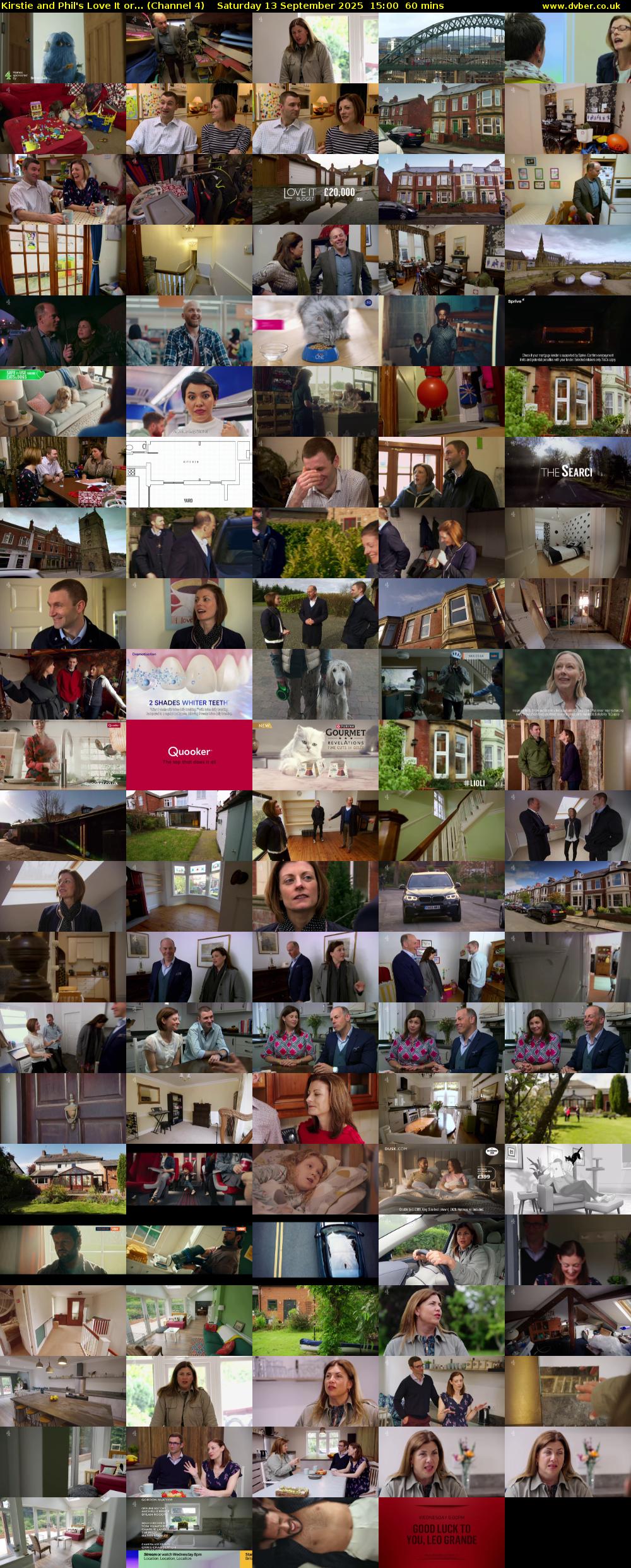 Kirstie and Phil's Love It or... (Channel 4) Saturday 13 September 2025 15:00 - 16:00