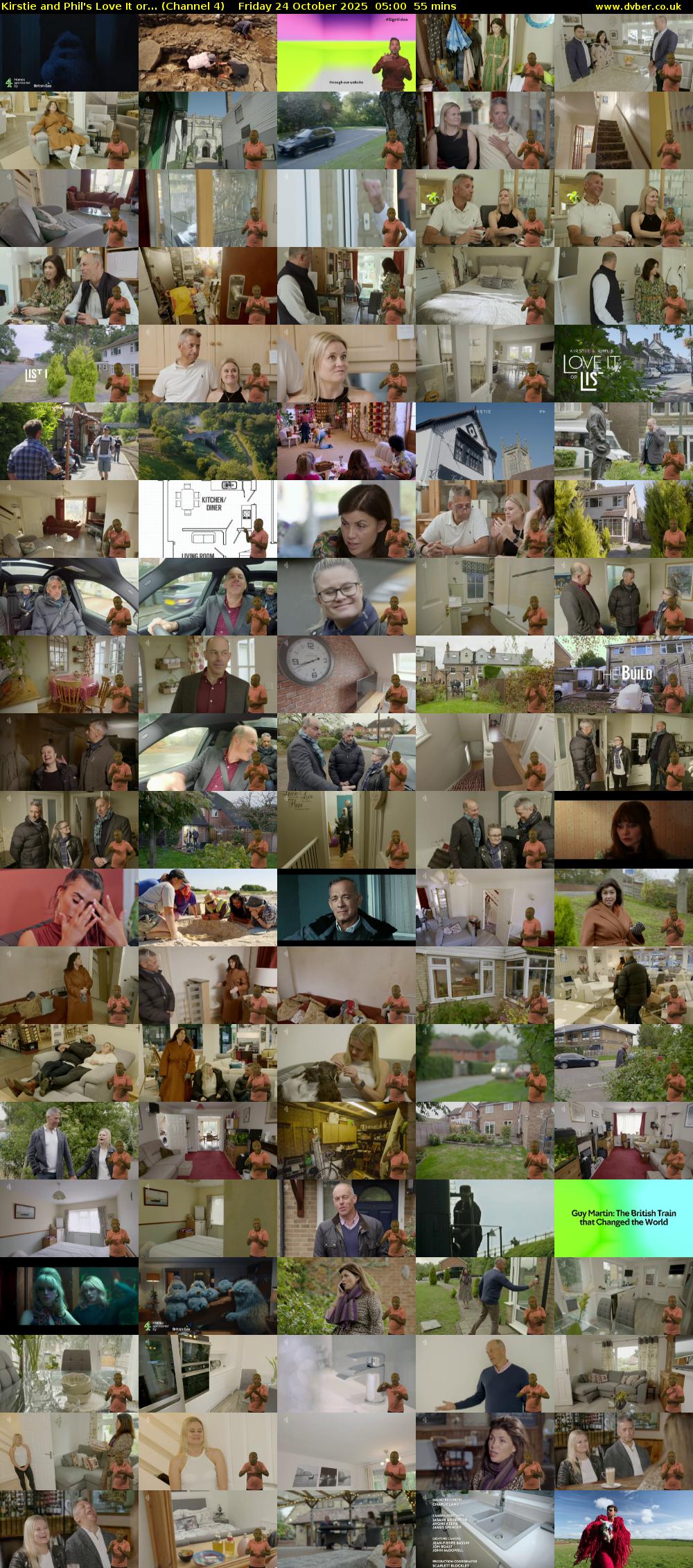 Kirstie and Phil's Love It or... (Channel 4) Friday 24 October 2025 05:00 - 05:55