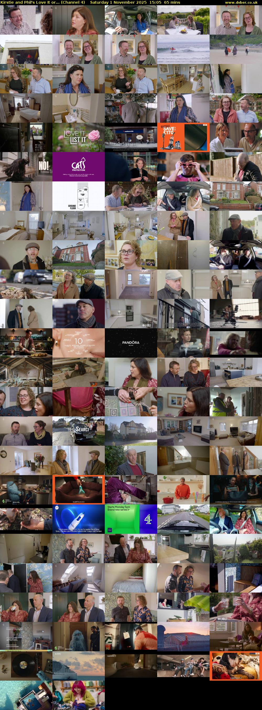 Kirstie and Phil's Love It or... (Channel 4) Saturday 1 November 2025 15:05 - 16:10