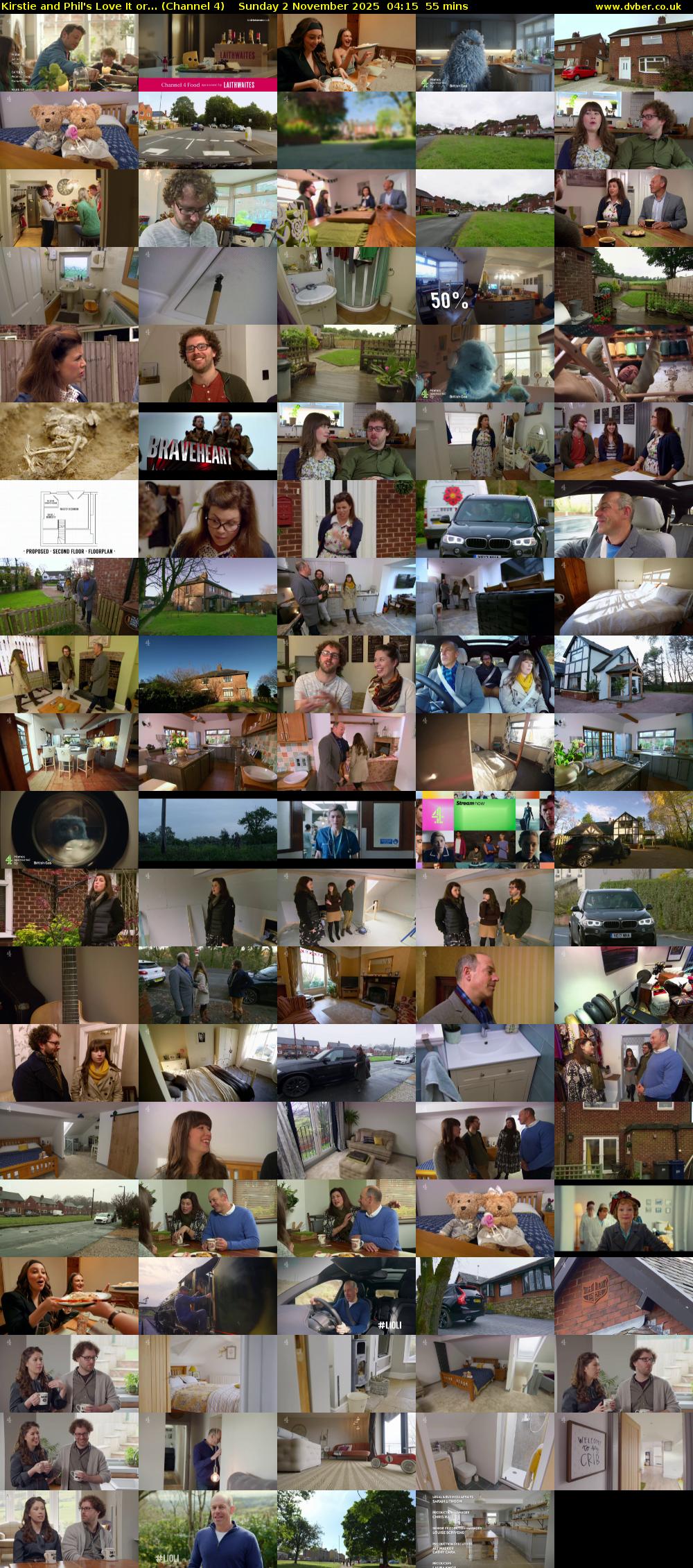 Kirstie and Phil's Love It or... (Channel 4) Sunday 2 November 2025 04:15 - 05:10