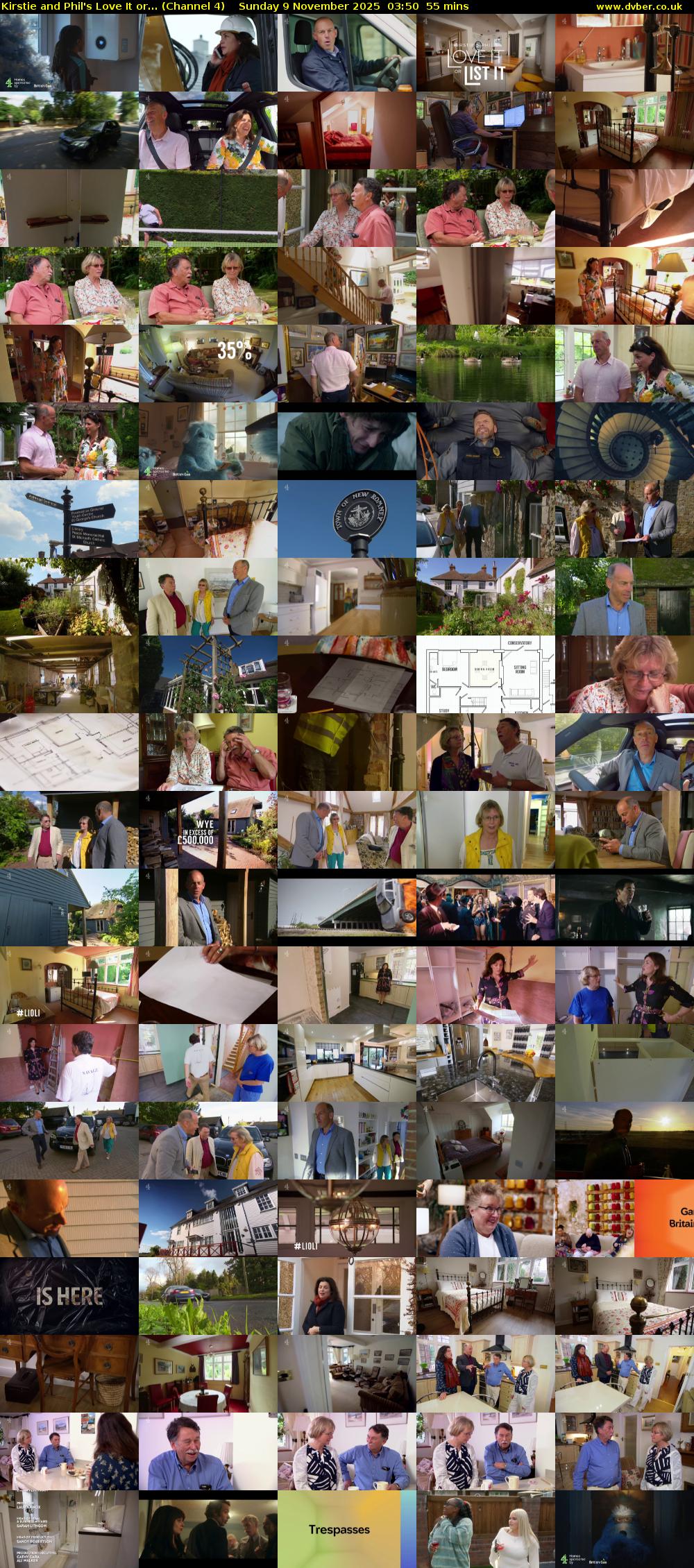 Kirstie and Phil's Love It or... (Channel 4) Sunday 9 November 2025 03:50 - 04:45