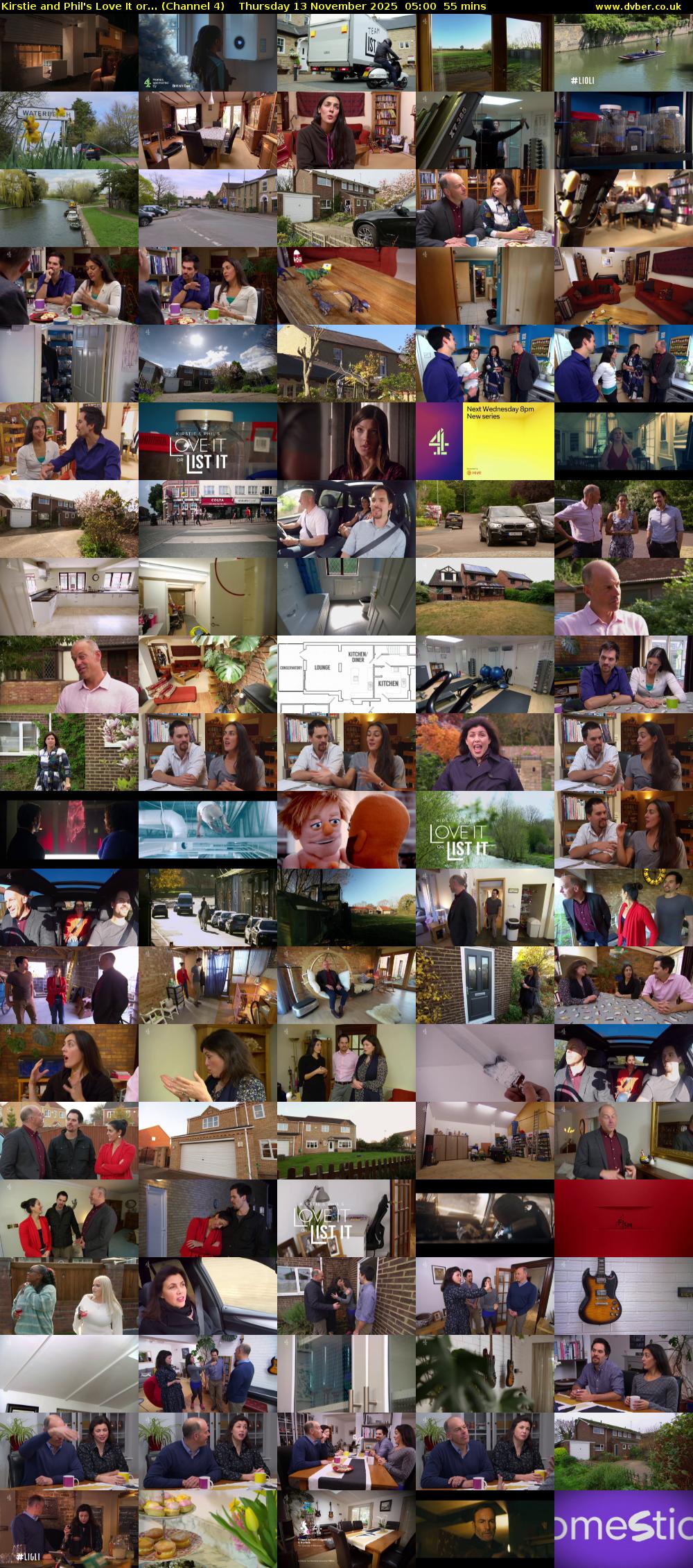 Kirstie and Phil's Love It or... (Channel 4) Thursday 13 November 2025 05:00 - 05:55