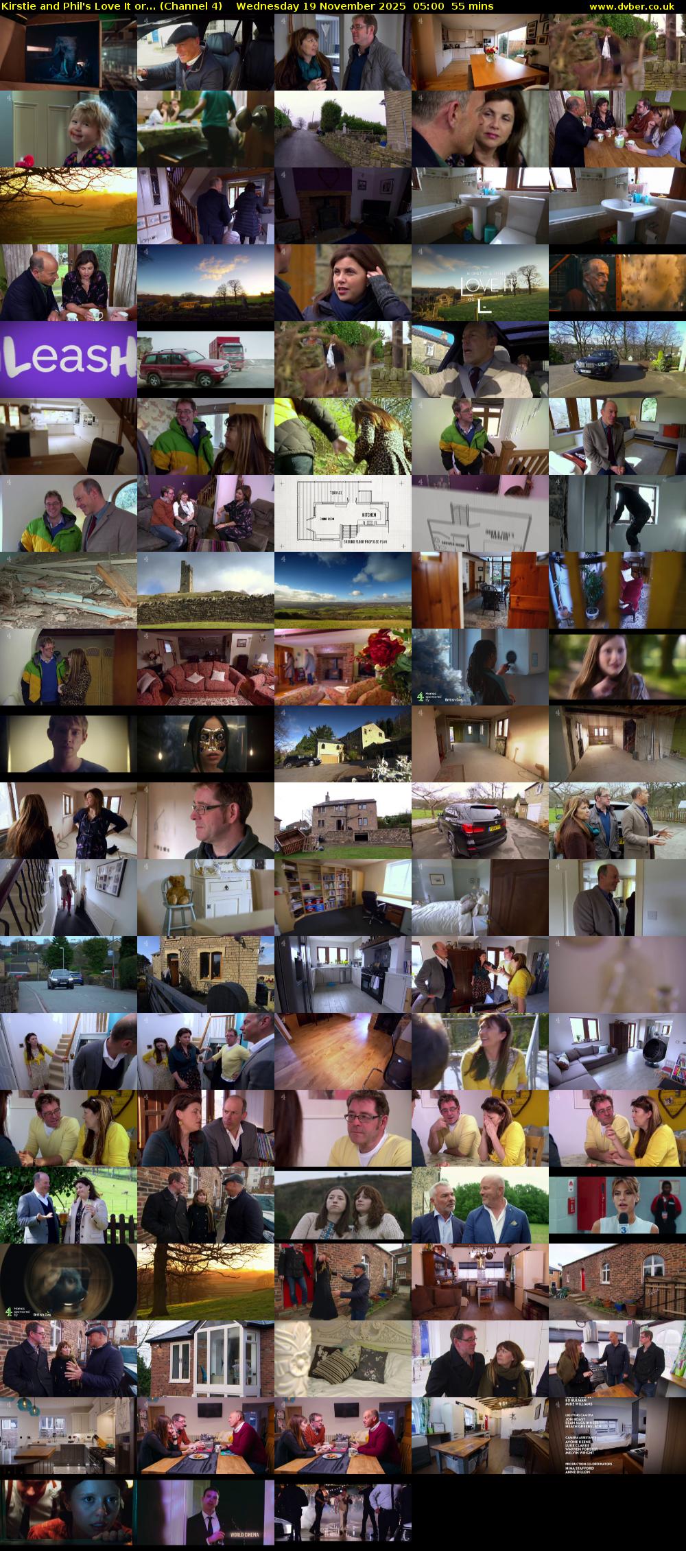 Kirstie and Phil's Love It or... (Channel 4) Wednesday 19 November 2025 05:00 - 05:55