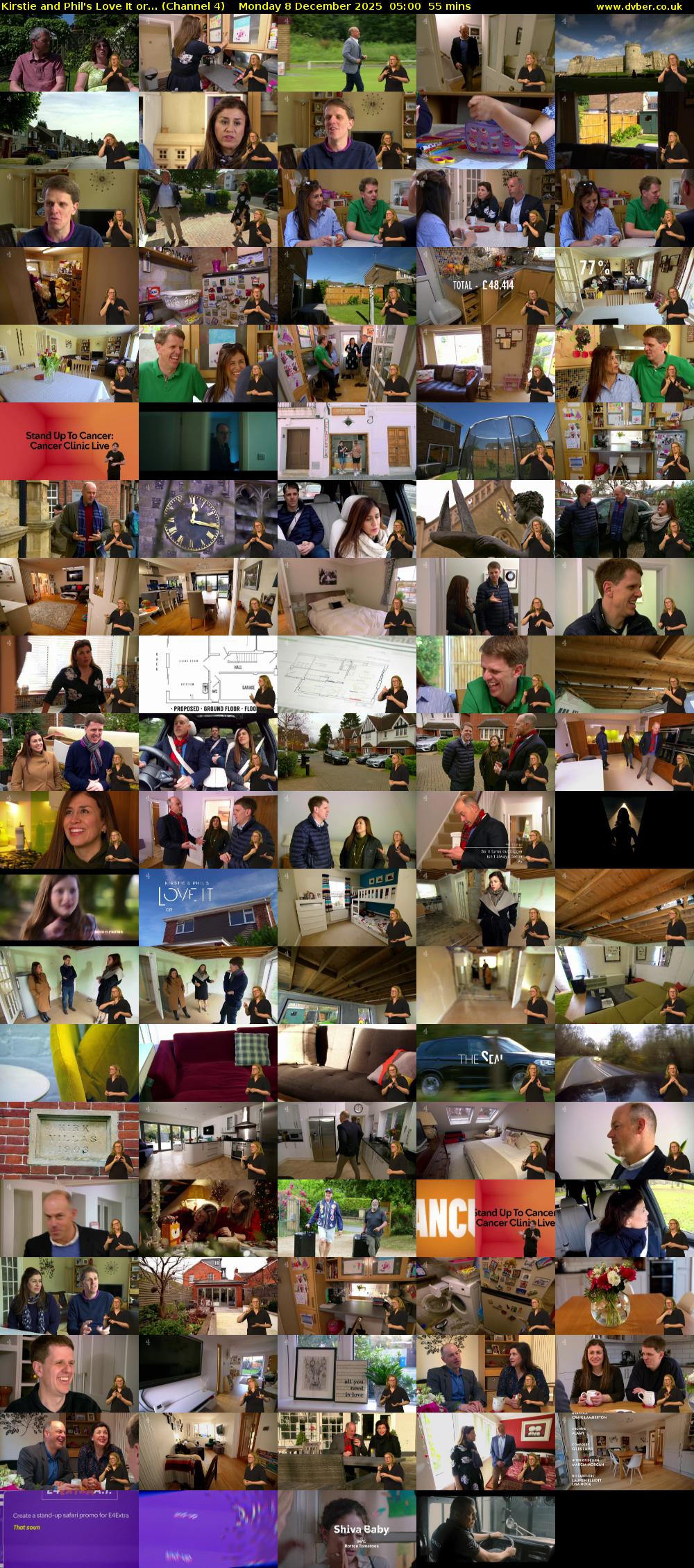 Kirstie and Phil's Love It or... (Channel 4) Monday 8 December 2025 05:00 - 05:55