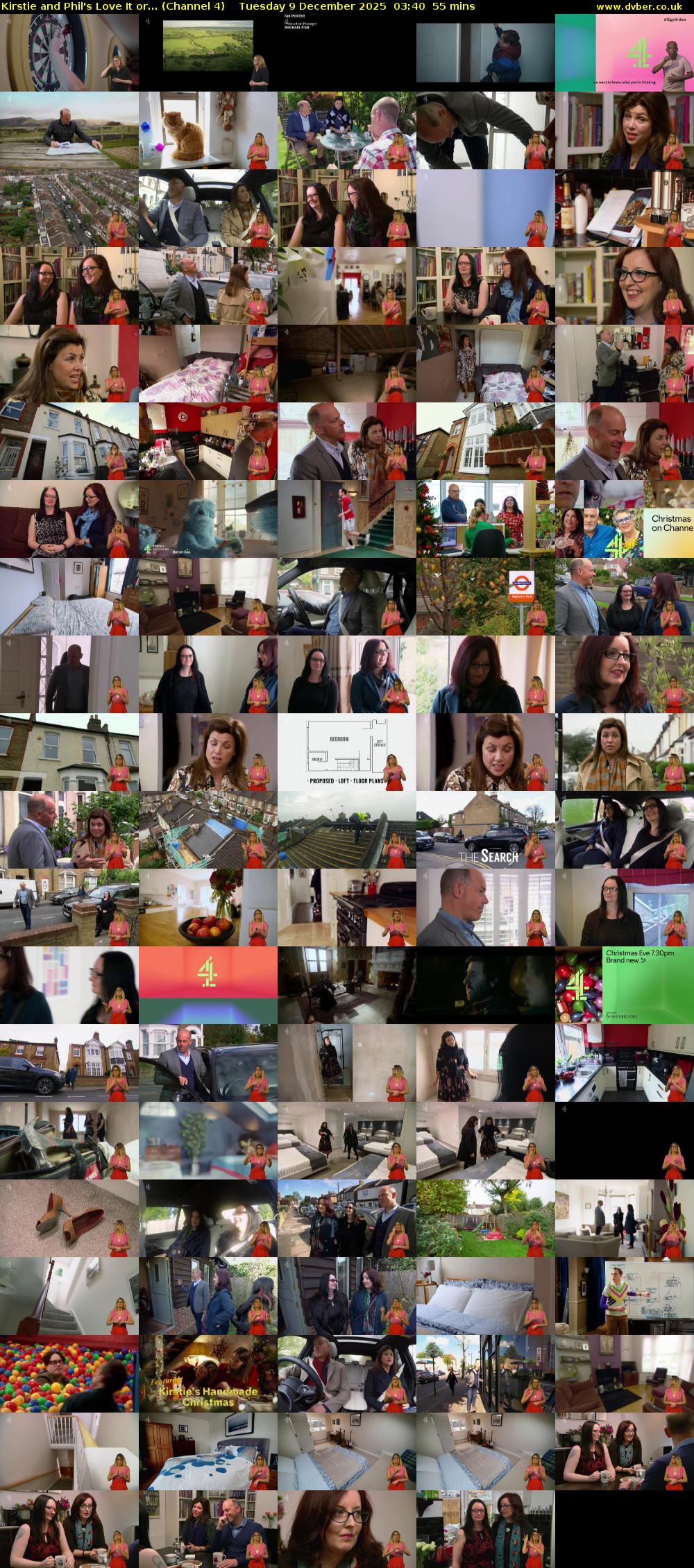 Kirstie and Phil's Love It or... (Channel 4) Tuesday 9 December 2025 03:40 - 04:35