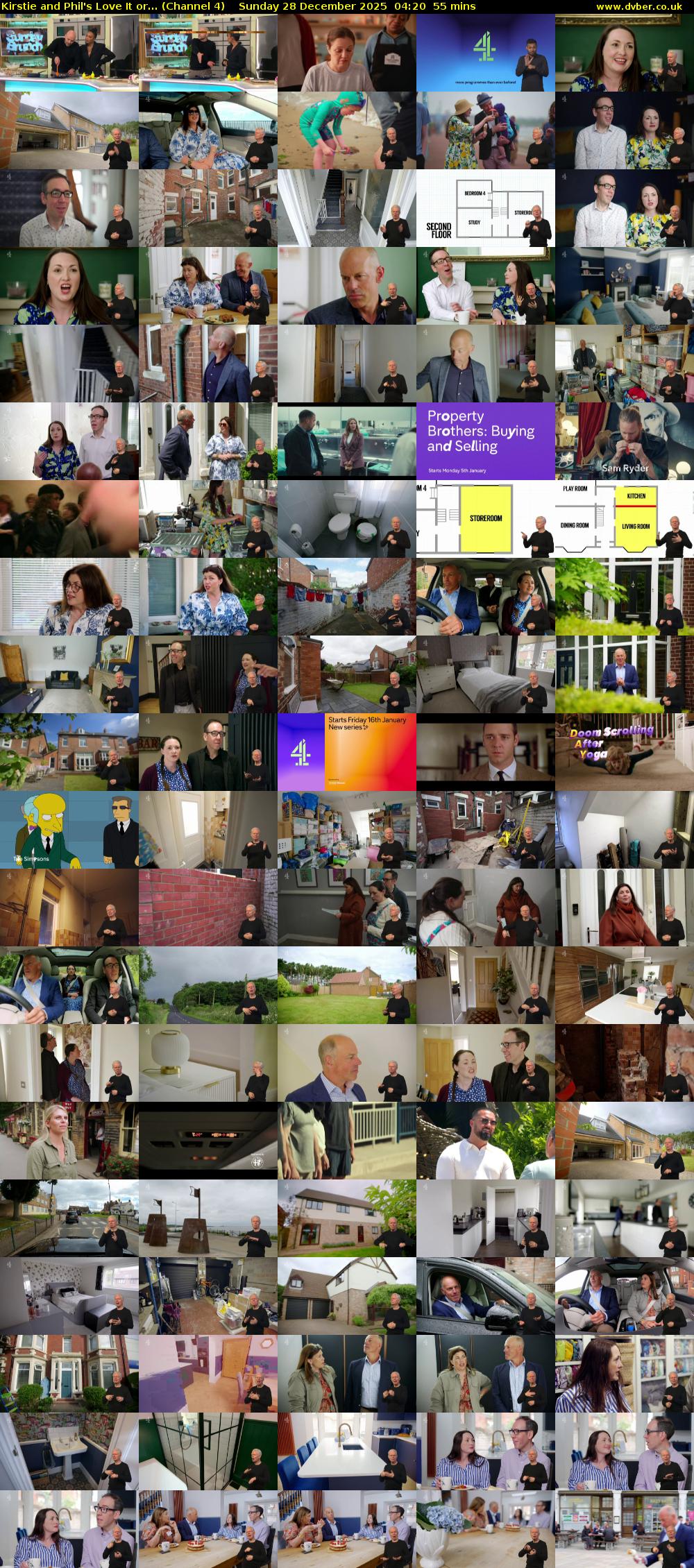 Kirstie and Phil's Love It or... (Channel 4) Sunday 28 December 2025 04:20 - 05:15