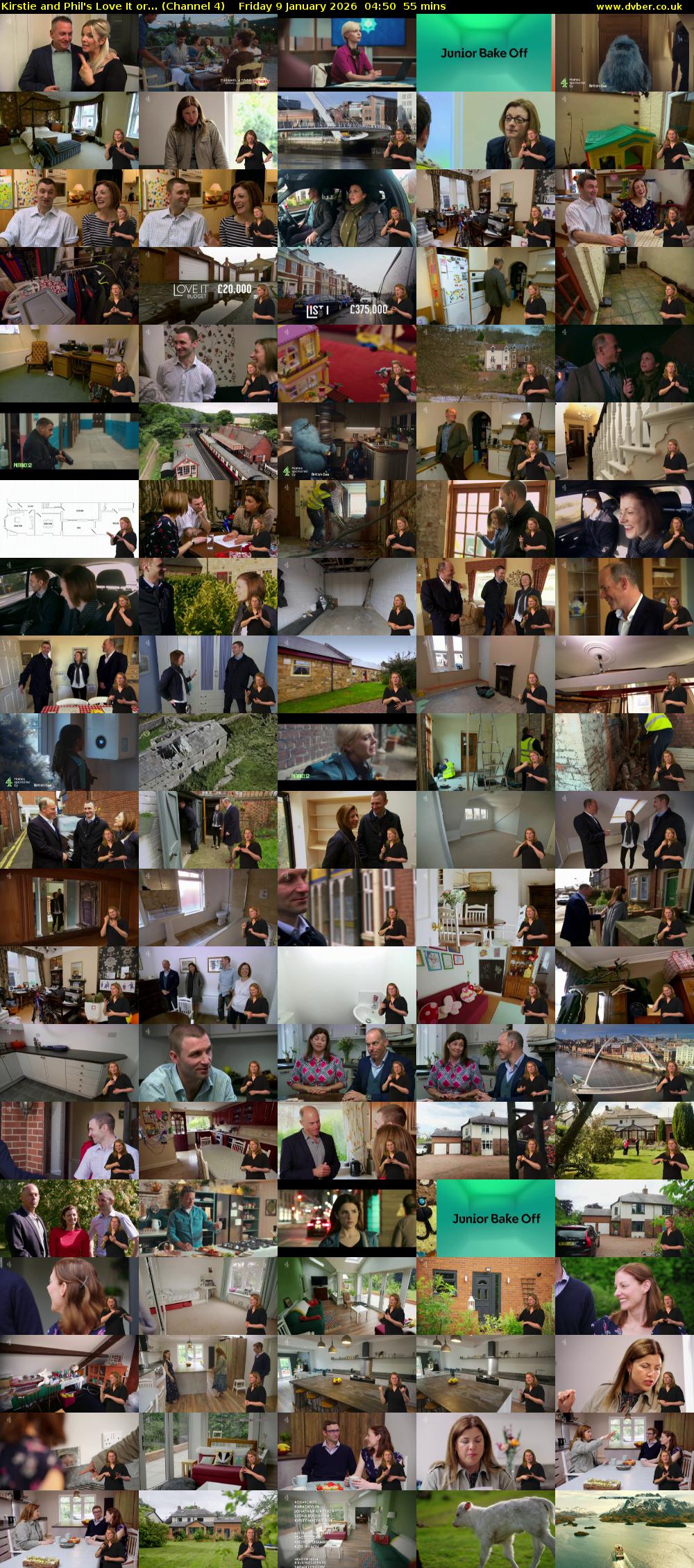 Kirstie and Phil's Love It or... (Channel 4) Friday 9 January 2026 04:50 - 05:45