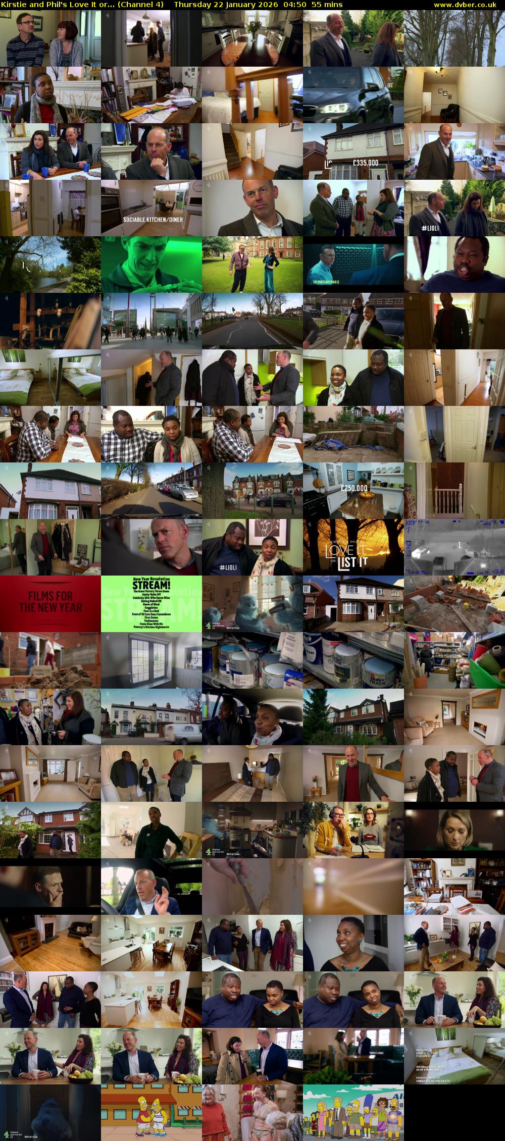 Kirstie and Phil's Love It or... (Channel 4) Thursday 22 January 2026 04:50 - 05:45