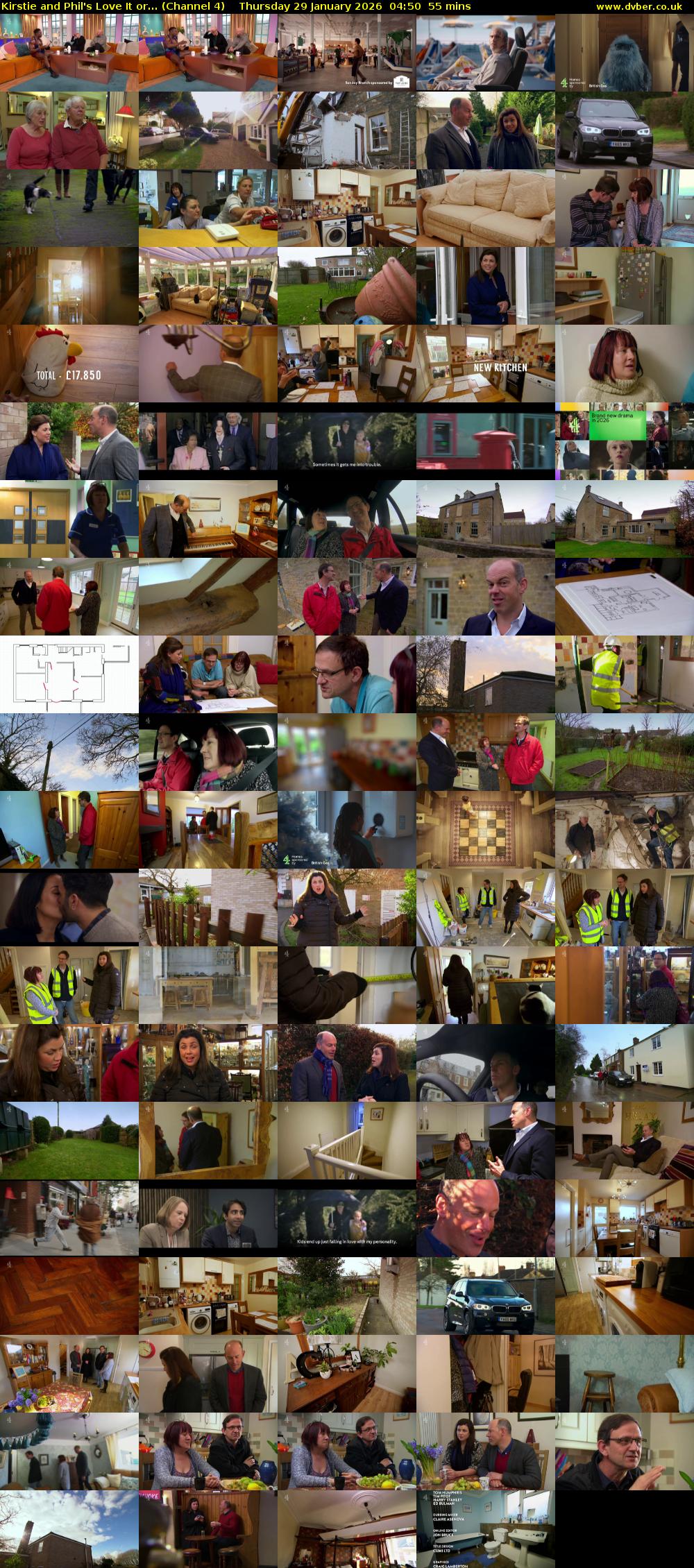 Kirstie and Phil's Love It or... (Channel 4) Thursday 29 January 2026 04:50 - 05:45