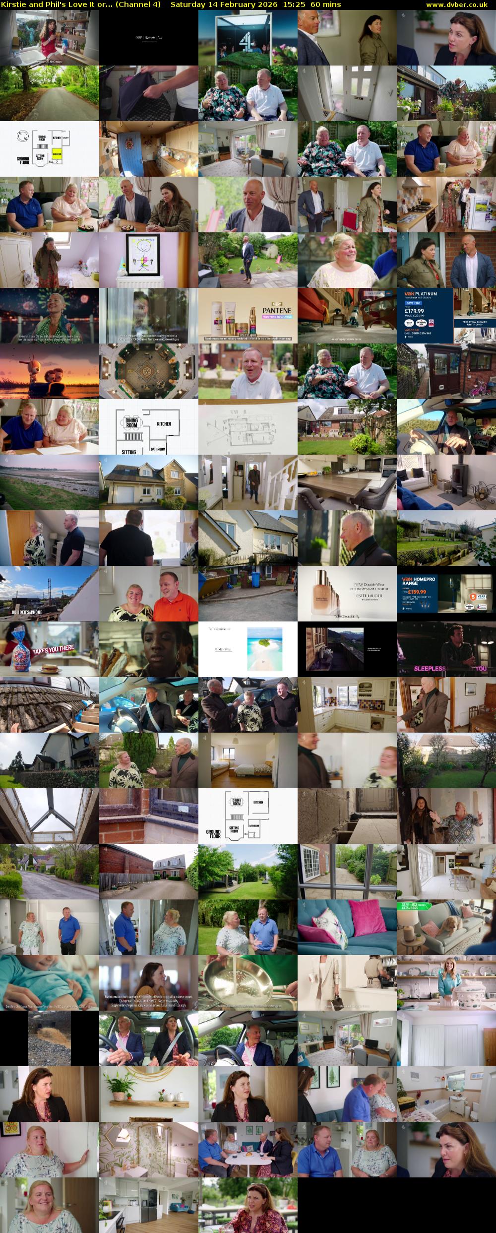 Kirstie and Phil's Love It or... (Channel 4) Saturday 14 February 2026 15:25 - 16:25