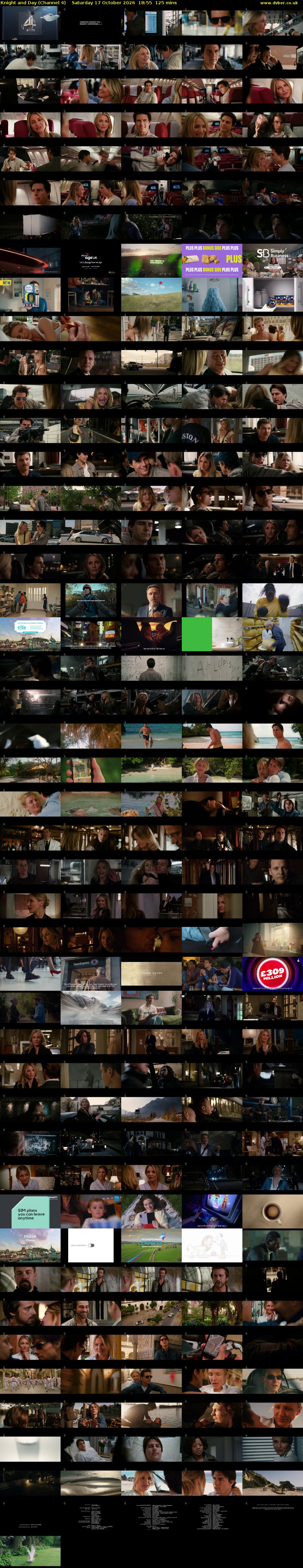 Knight and Day (Channel 4) Saturday 17 October 2026 18:55 - 21:00