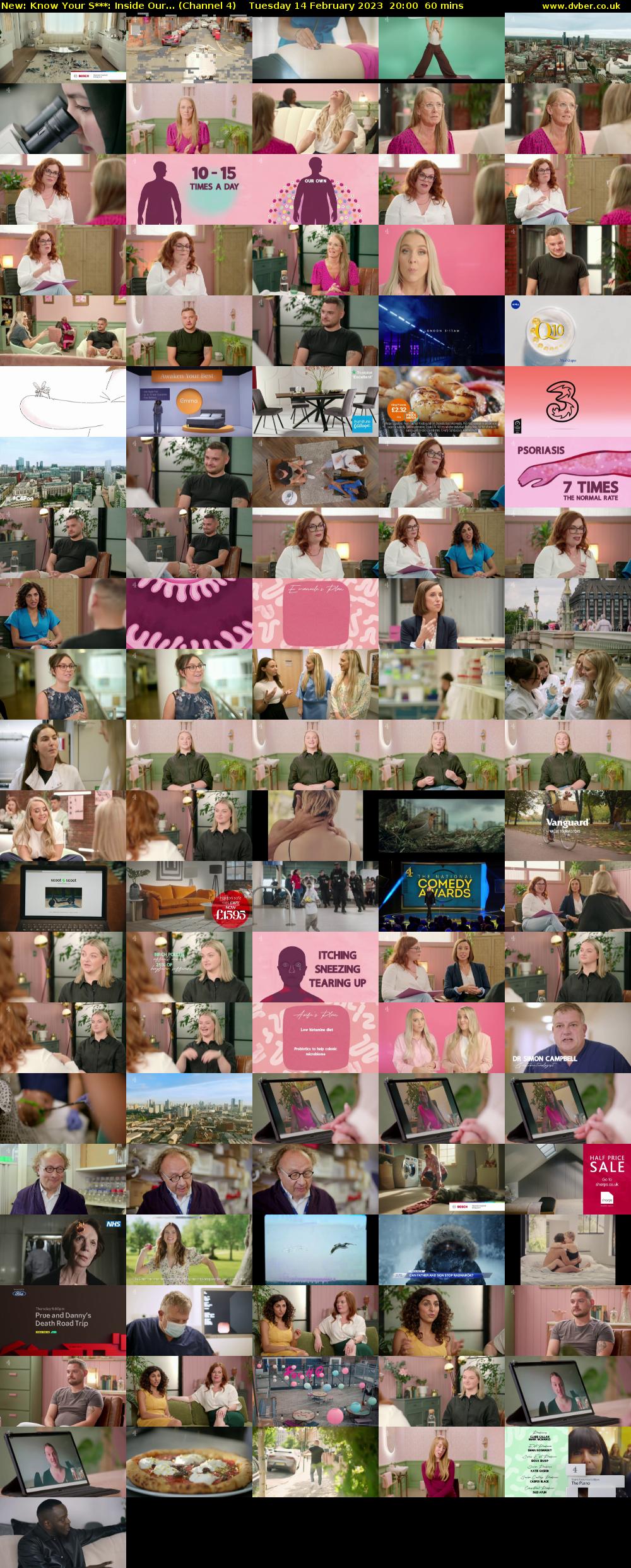 Know Your S***: Inside Our... (Channel 4) Tuesday 14 February 2023 20:00 - 21:00