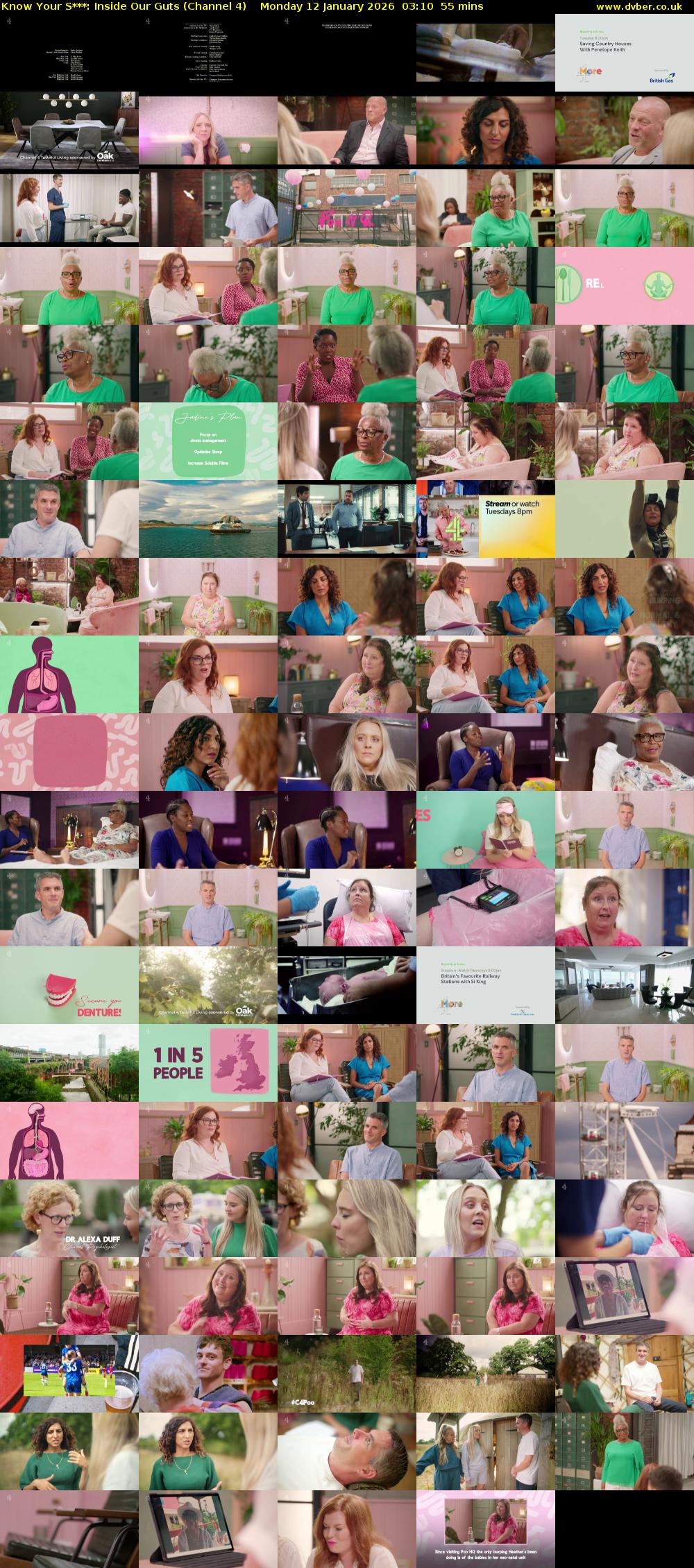 Know Your S***: Inside Our Guts (Channel 4) Monday 12 January 2026 03:10 - 04:05