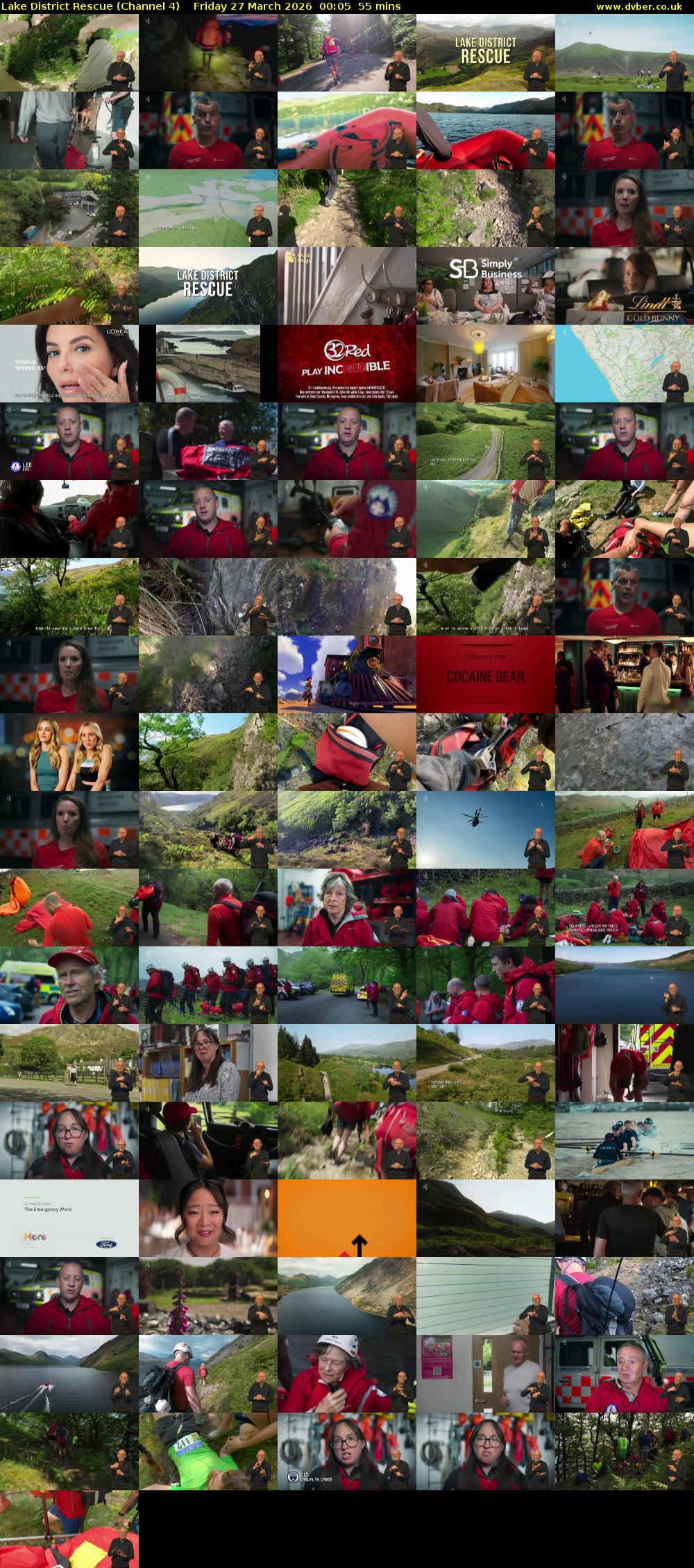 Lake District Rescue (Channel 4) Friday 27 March 2026 00:05 - 01:00