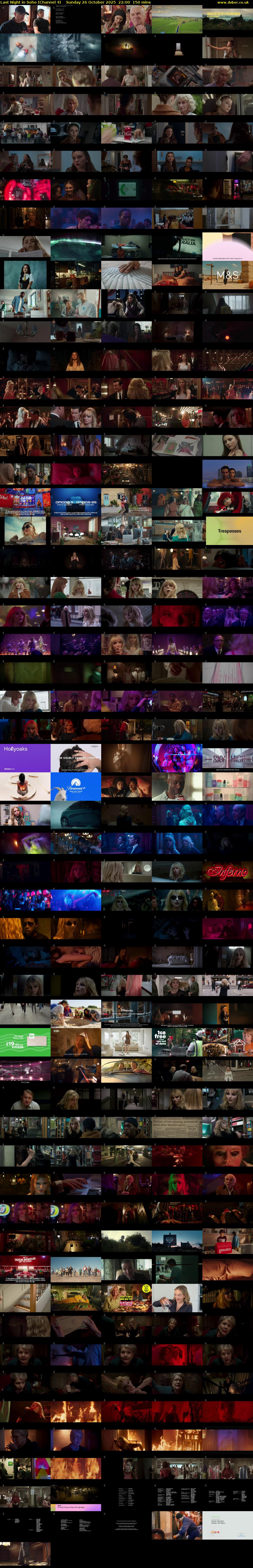 Last Night in Soho (Channel 4) Sunday 26 October 2025 22:00 - 00:30