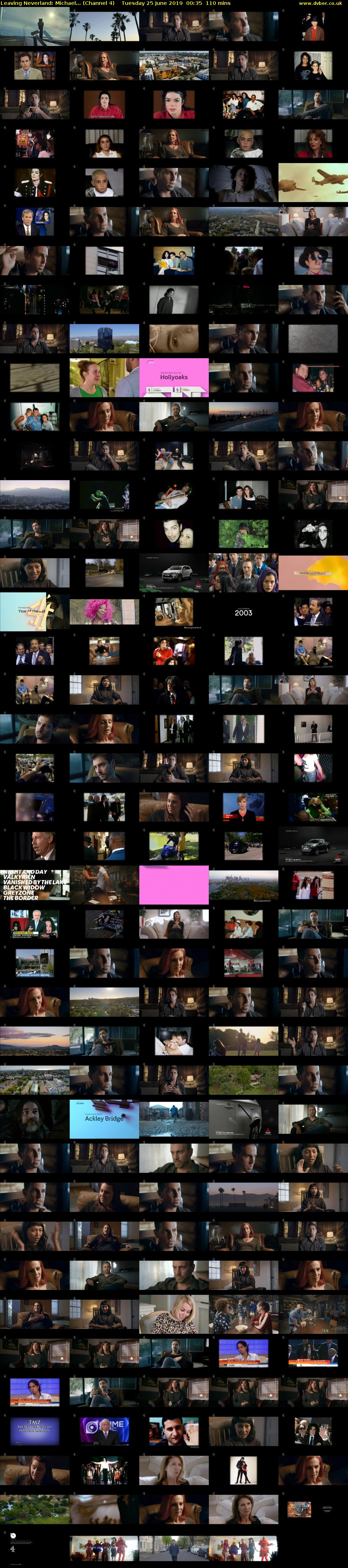 Leaving Neverland: Michael... (Channel 4) Tuesday 25 June 2019 00:35 - 02:25