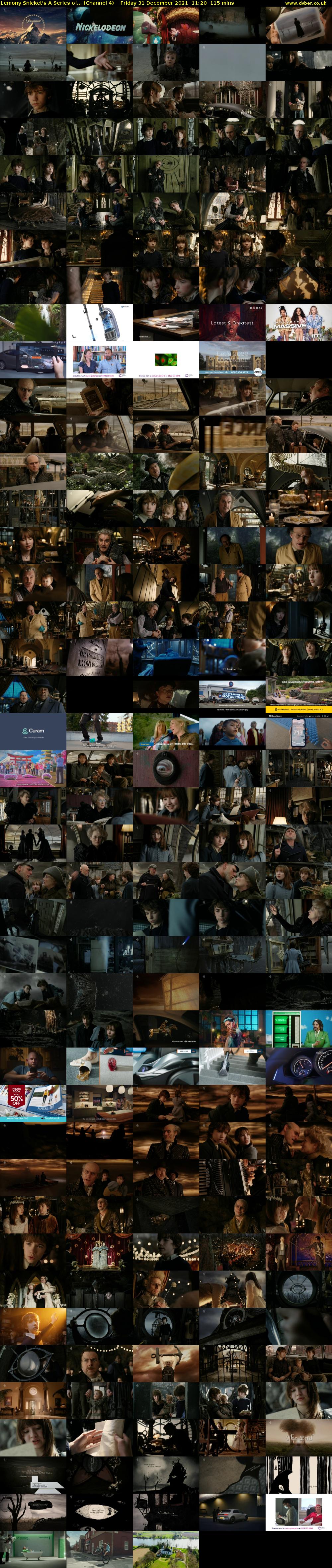 Lemony Snicket's A Series of... (Channel 4) Friday 31 December 2021 11:20 - 13:15