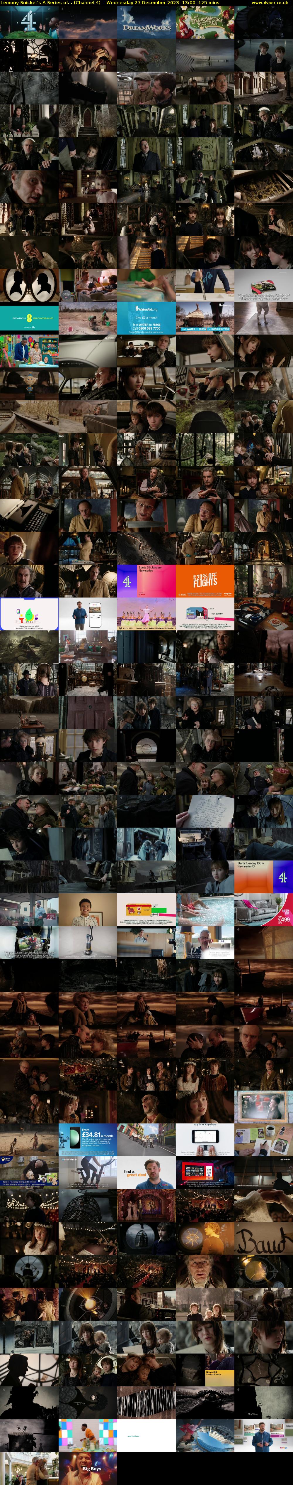 Lemony Snicket's A Series of... (Channel 4) Wednesday 27 December 2023 13:00 - 15:05